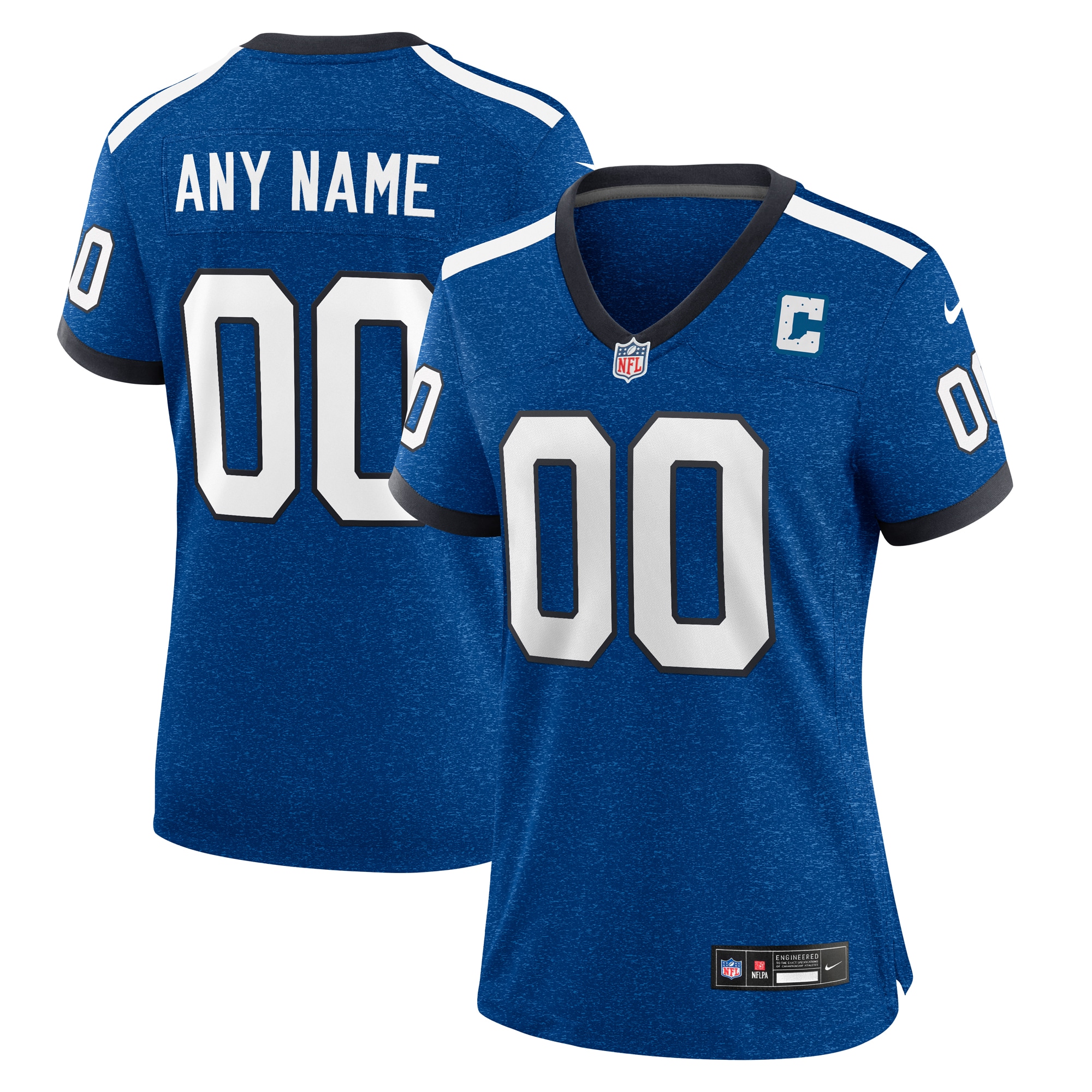 Indianapolis Colts Nike Women's Indiana Nights Alternate Custom Game Jersey - Royal - vstockx
