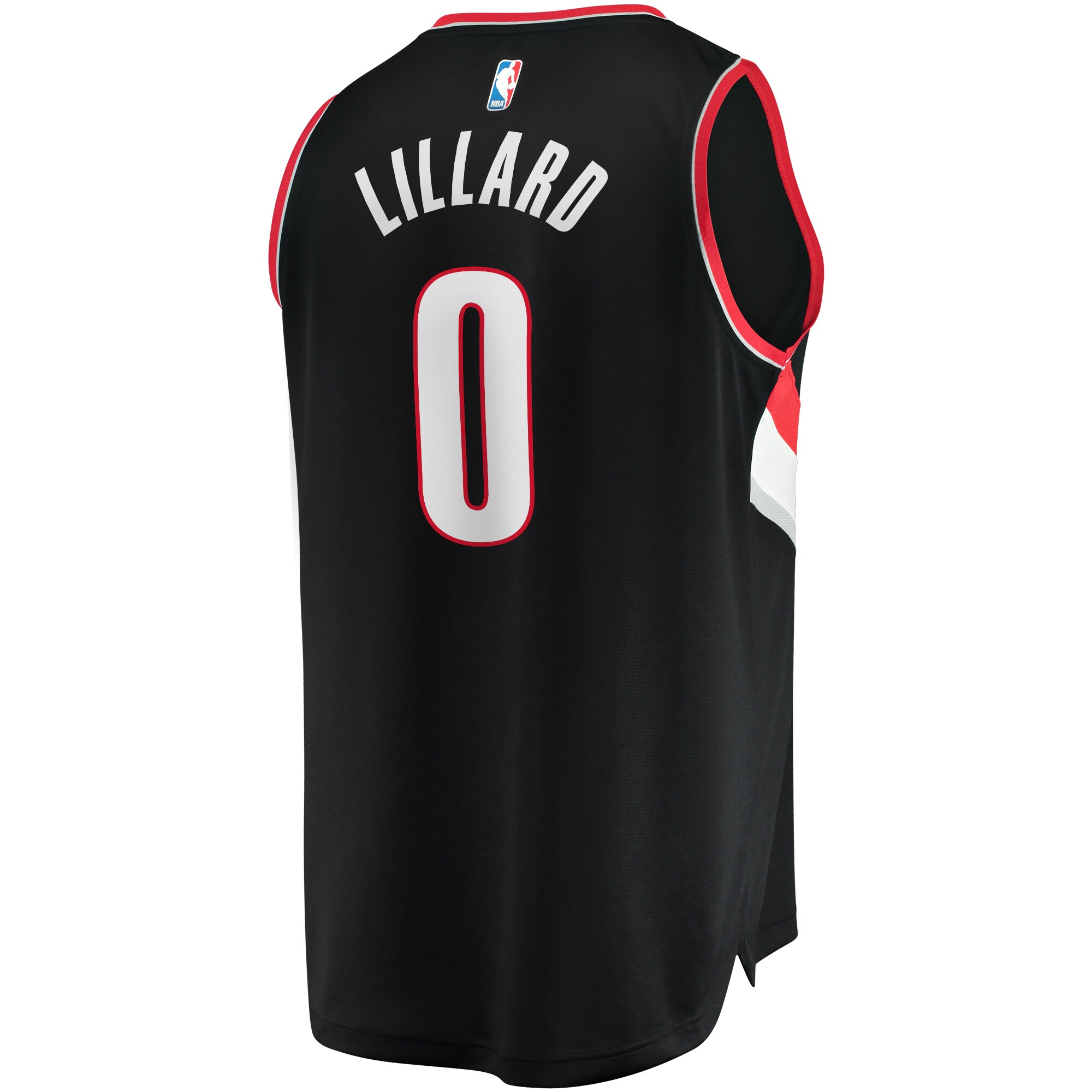 Damian Lillard Portland Trail Blazers Fanatics Branded Youth 2020/21 Fast Break Player Jersey - Black - Icon Edition - vstockx