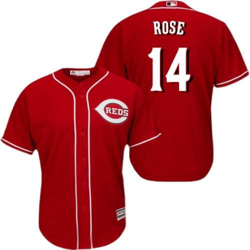 Men's Cincinnati Reds Pete Rose Replica Alternate Jersey - Red - vstockx