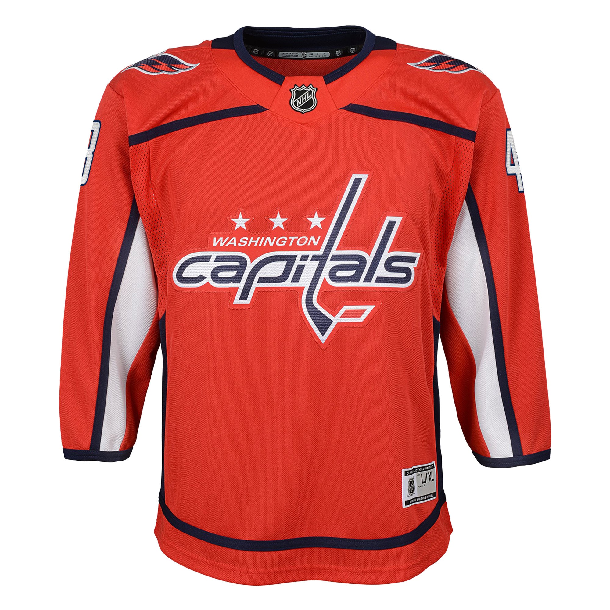 Tom Wilson Washington Capitals Youth 2022/23 Premier Player Jersey - Red - vstockx