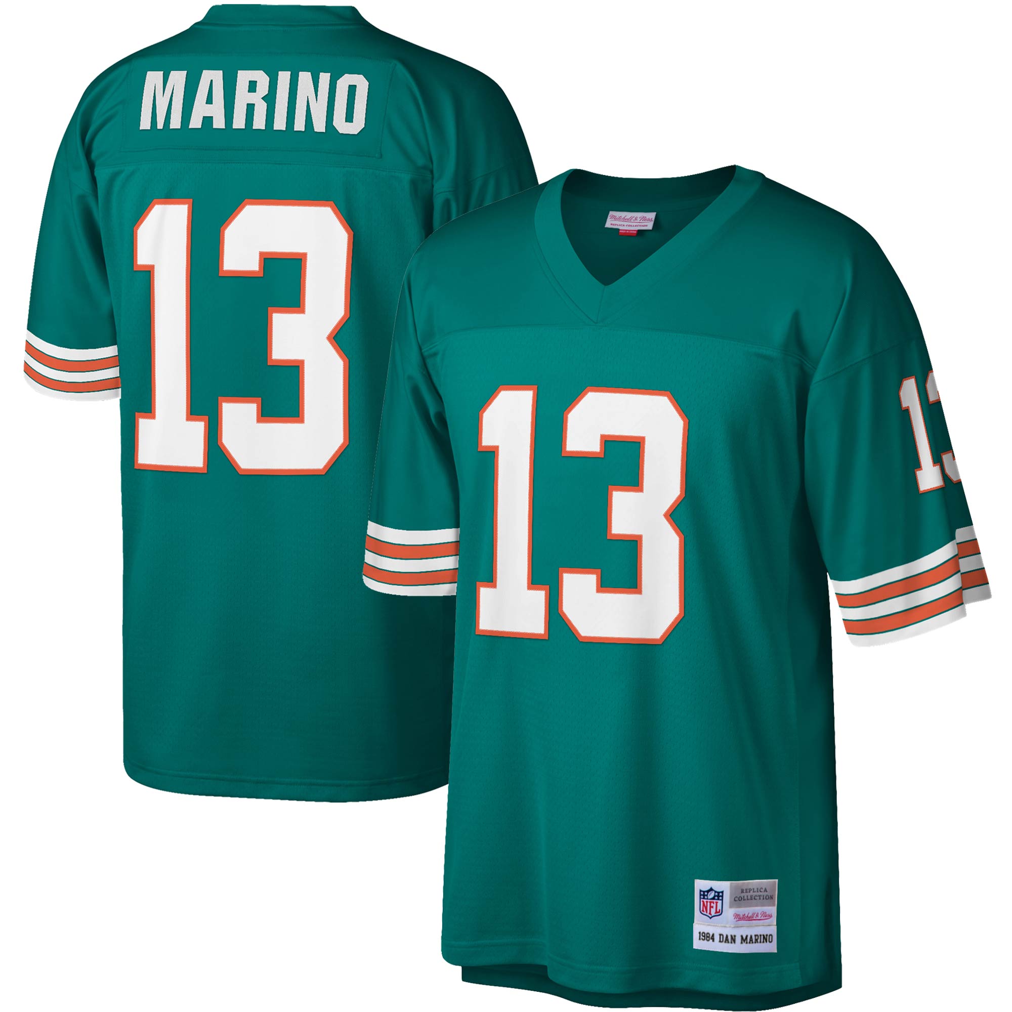 Dan Marino Miami Dolphins Mitchell & Ness Legacy Replica Jersey - Aqua - vstockx