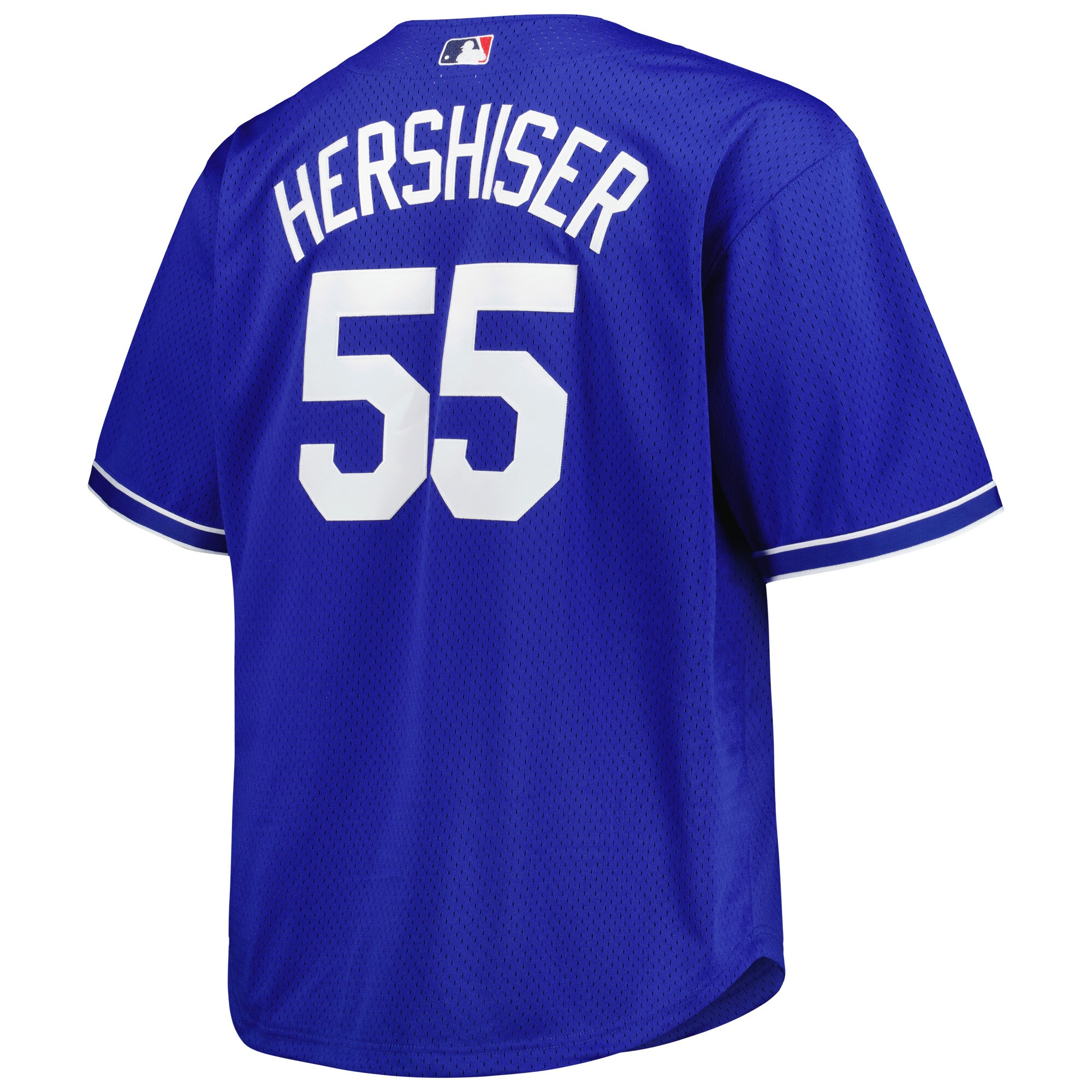 Orel Hershiser Los Angeles Dodgers Mitchell & Ness Big & Tall Cooperstown Collection Batting Practice Replica Jersey - Royal - vstockx
