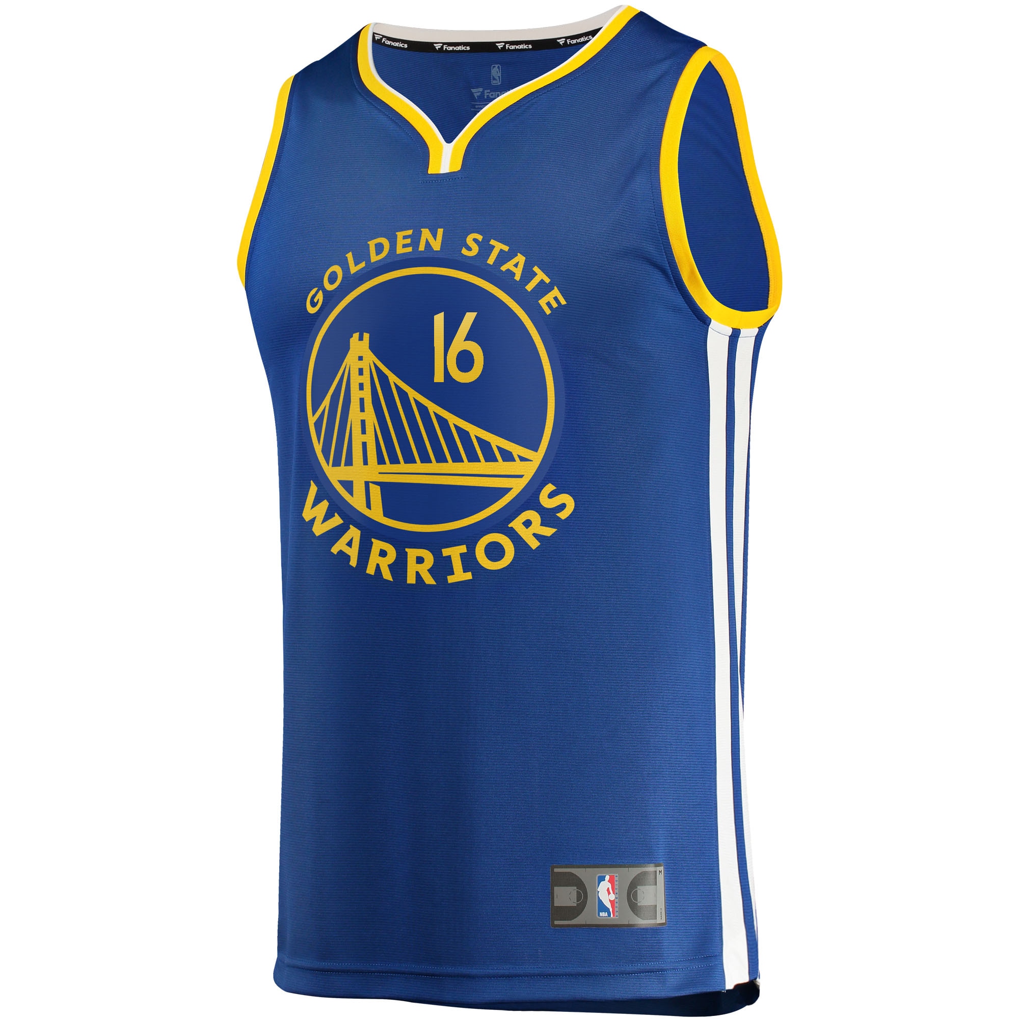 Ty Jerome Golden State Warriors Fanatics Branded Fast Break Replica Jersey - Icon Edition - Blue - vstockx