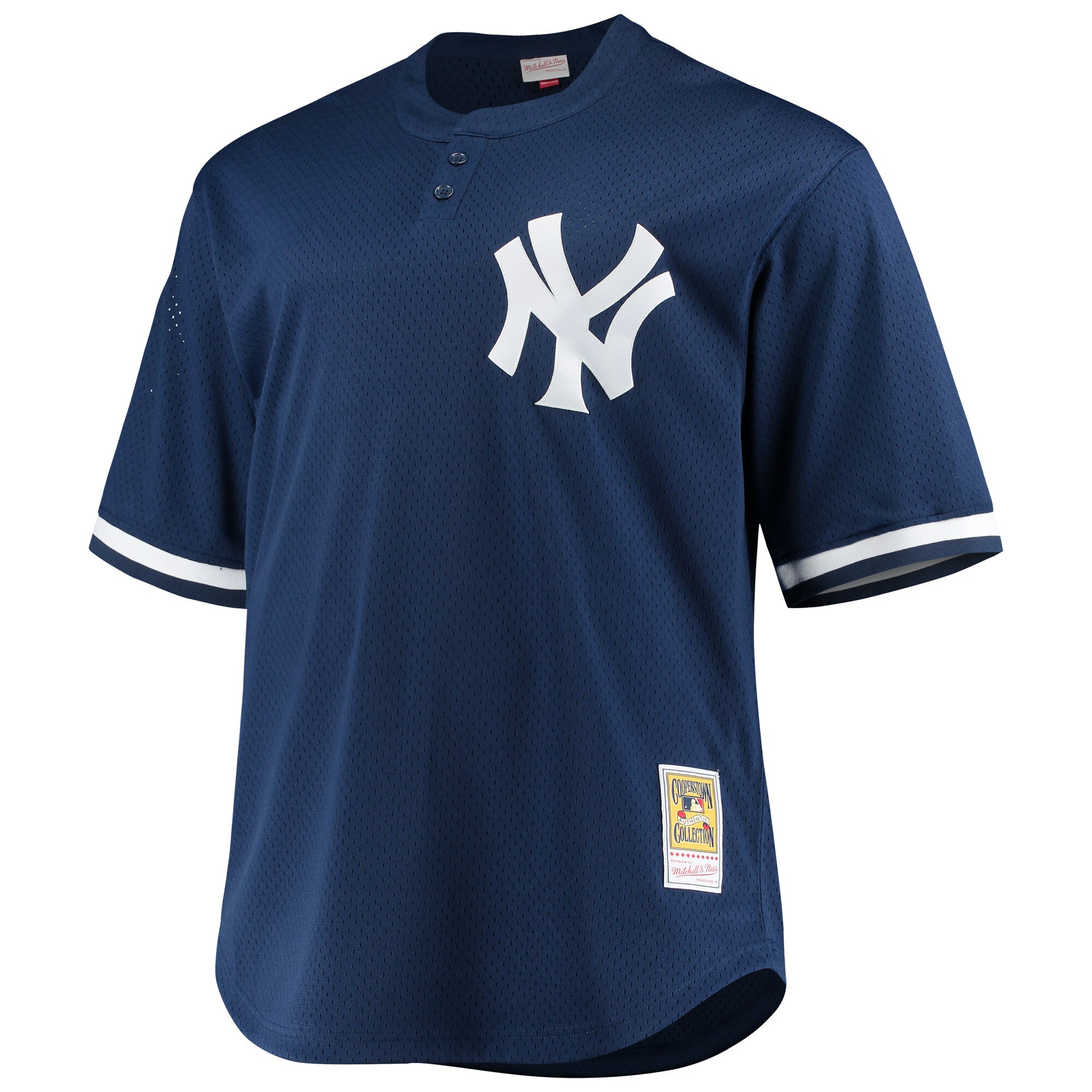Derek Jeter New York Yankees Mitchell & Ness Big & Tall Batting Practice Replica Player Jersey - Navy - vstockx