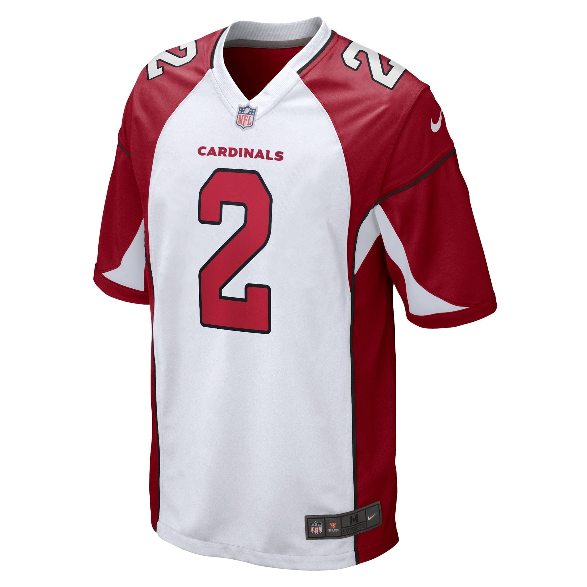 Men's Nike Marquise Brown White Arizona Cardinals Game Player Jersey - vstockx