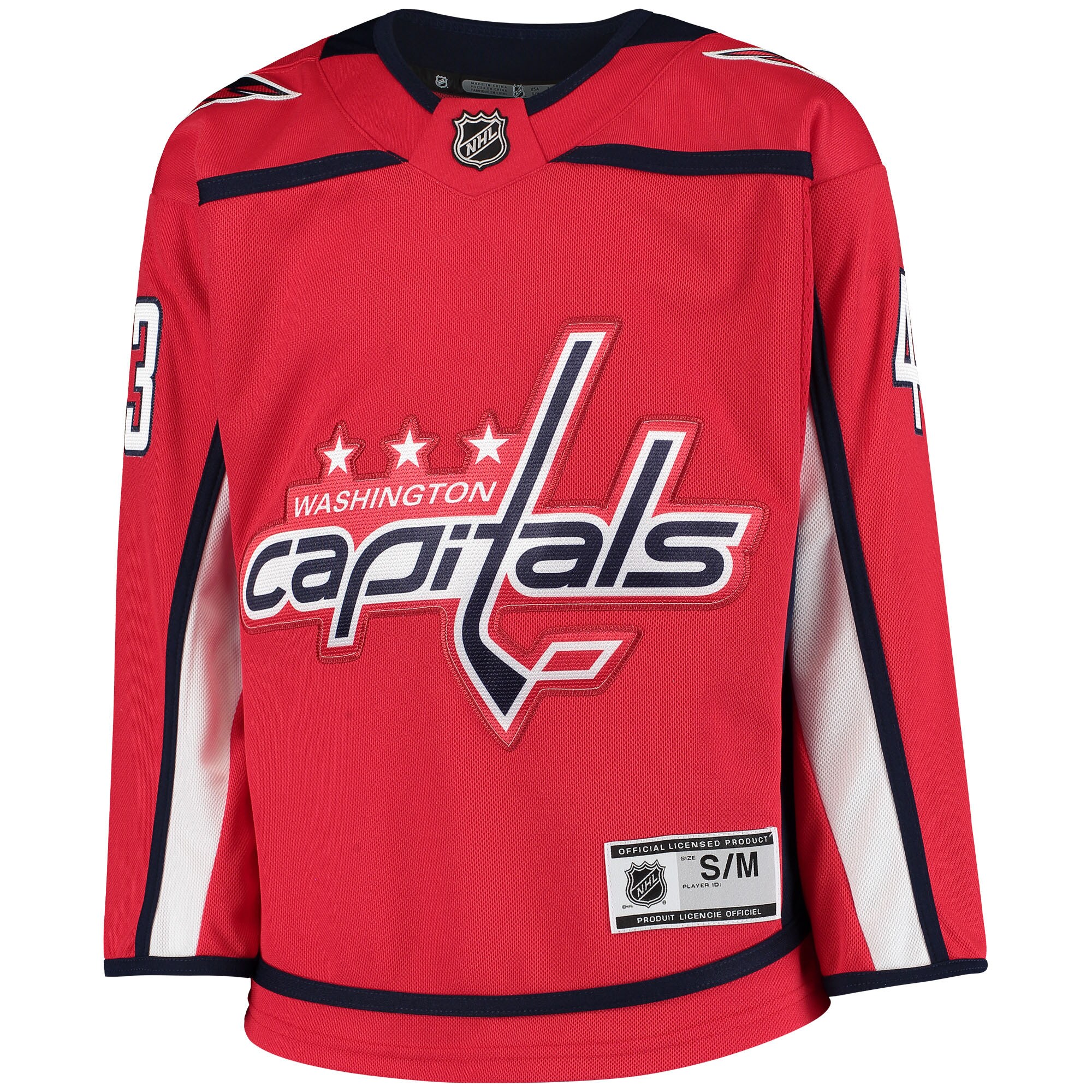 Tom Wilson Washington Capitals Youth Home Premier Player Jersey - Red - vstockx