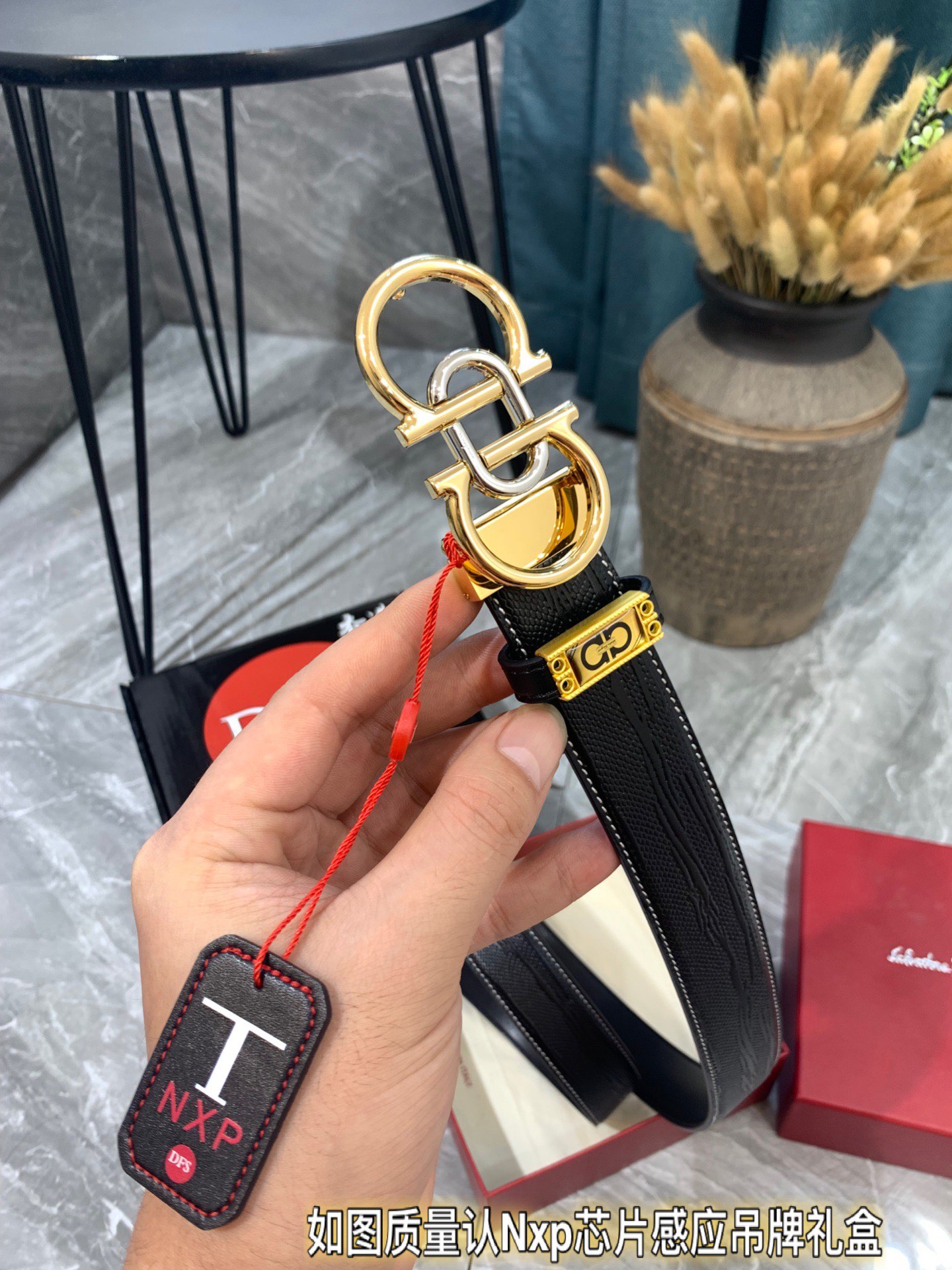 Streetwear Belt Ferragamo 319322 size:3.5cm - vstockx