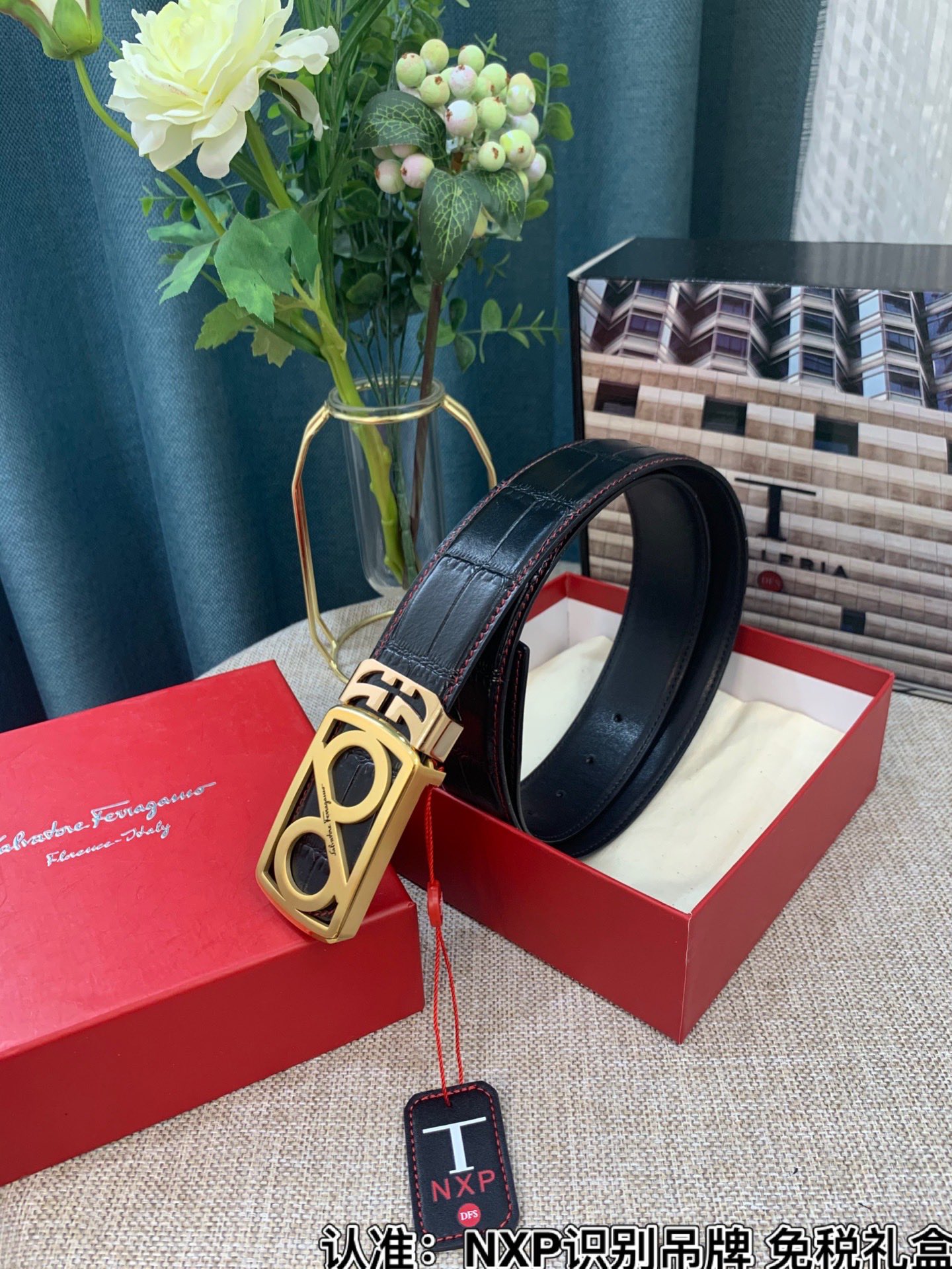 Streetwear Belt Ferragamo 319143 size:3.5cm - vstockx