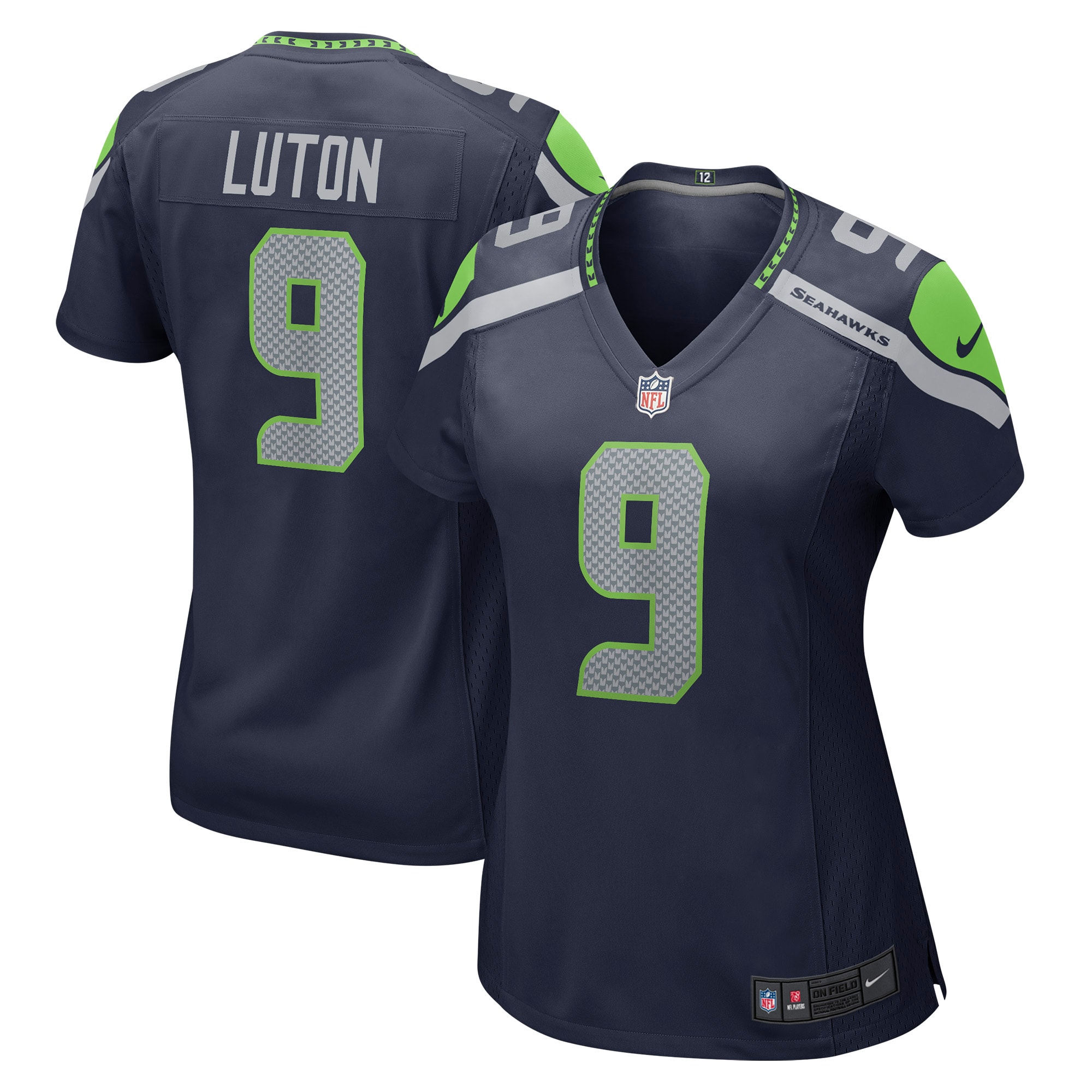 Jake Luton Seattle Seahawks Nike Women's Game Player Jersey - College Navy - vstockx