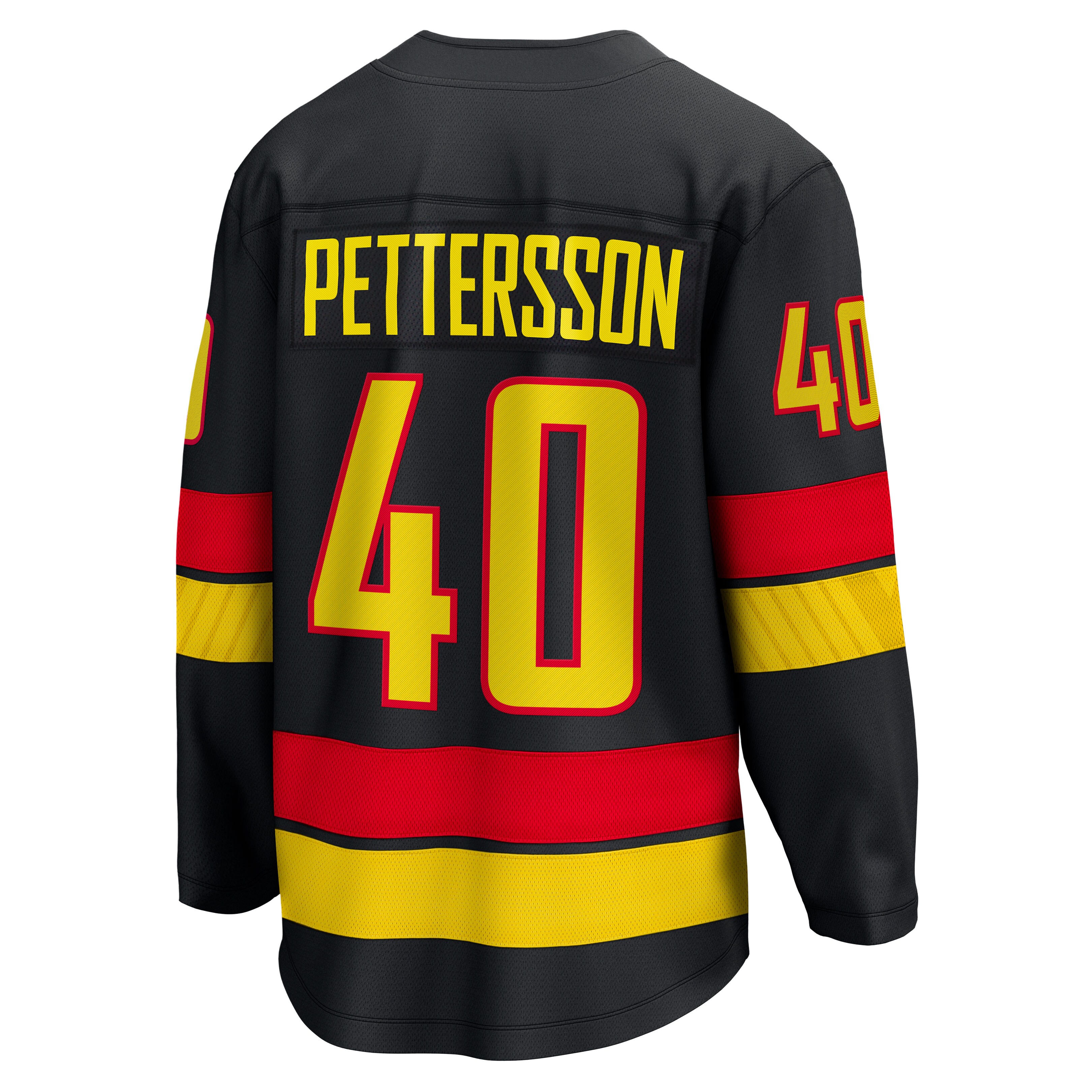 Elias Pettersson Vancouver Canucks Fanatics Branded Alternate - 2022/23 Premier Breakaway Player Jersey - Black - vstockx
