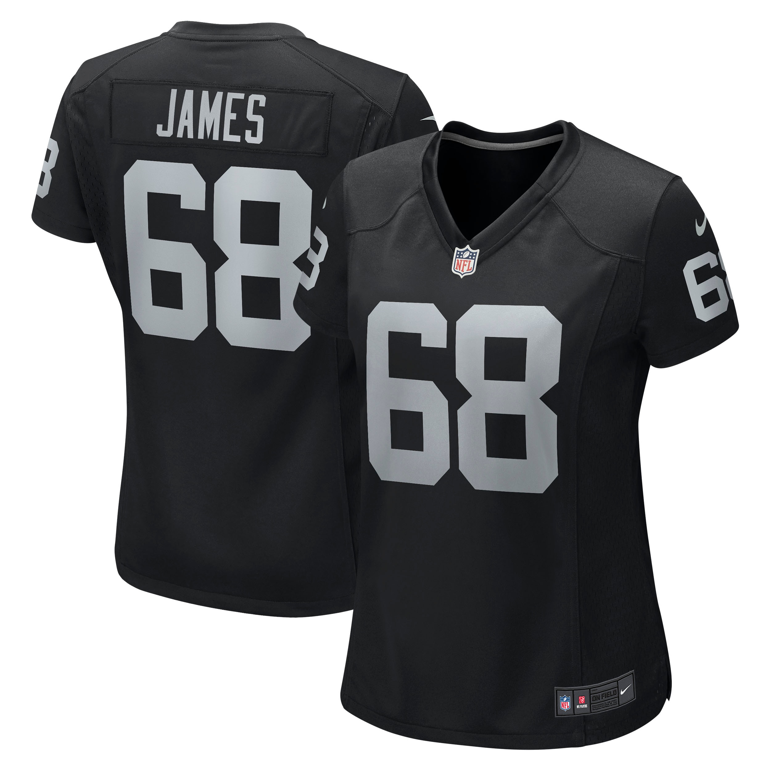 Andre James Las Vegas Raiders Nike Women's Game Jersey - Black - vstockx