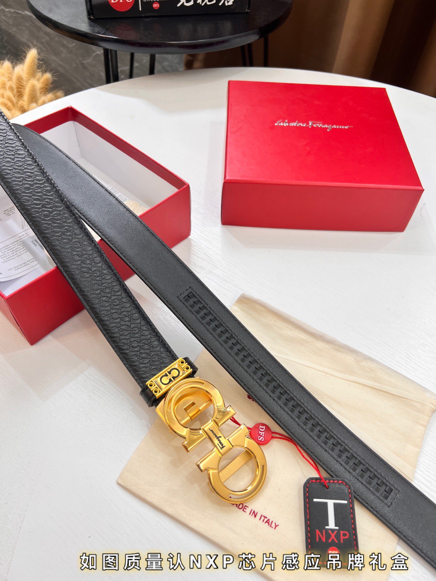 Streetwear Belt Ferragamo 320082 size:3.5cm - vstockx