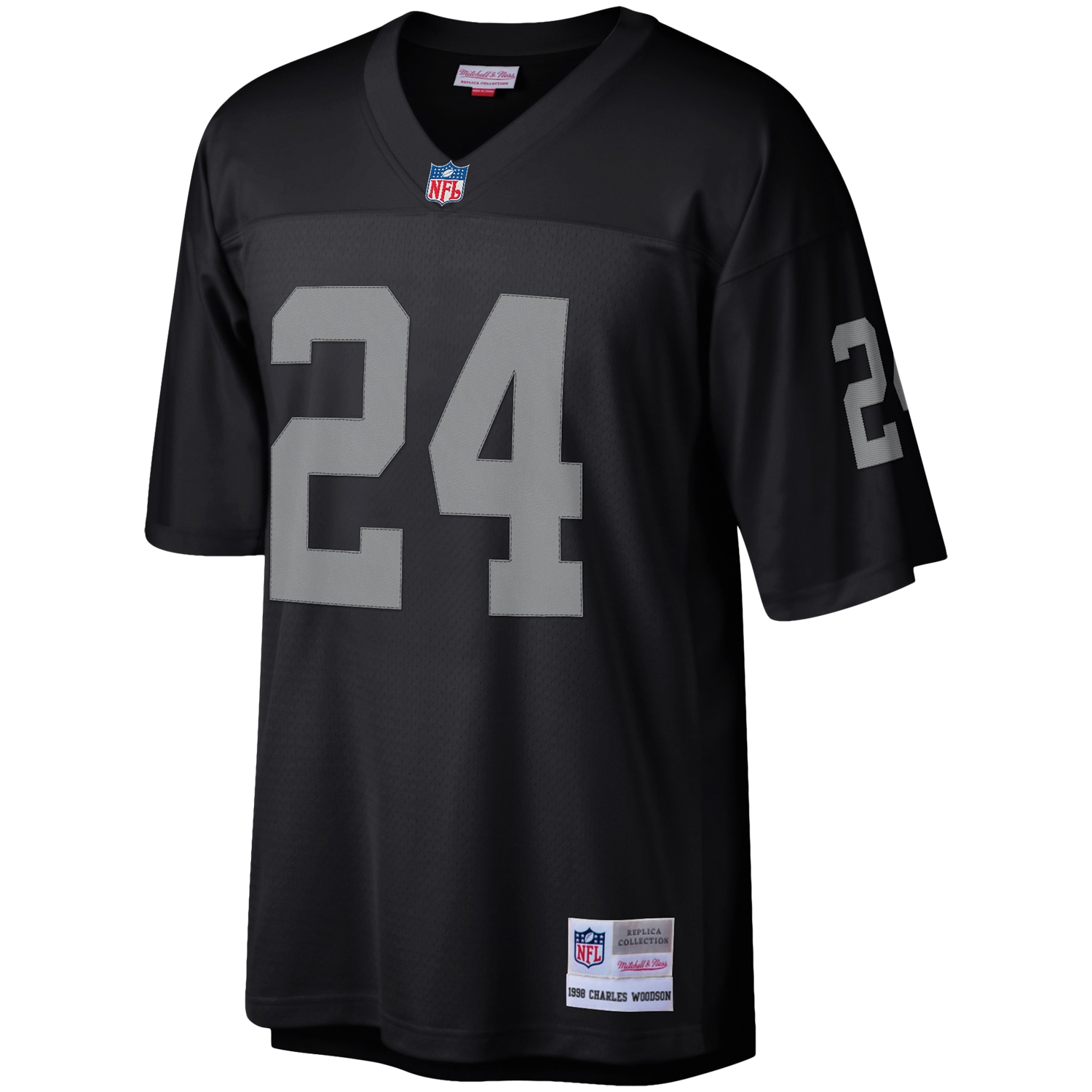 Charles Woodson Las Vegas Raiders Mitchell & Ness Legacy Replica Jersey - Black - vstockx