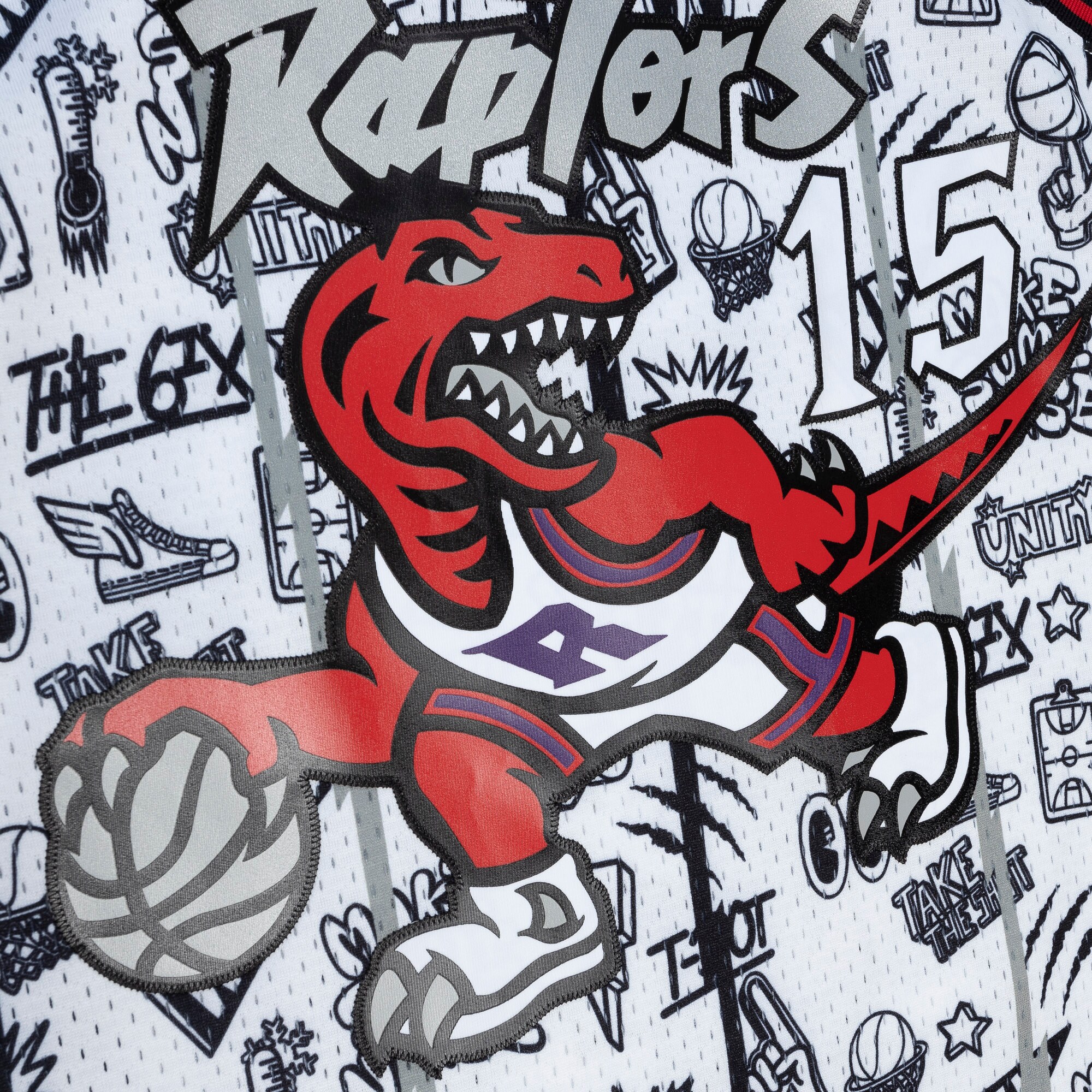 Vince Carter Toronto Raptors Mitchell & Ness 1998/99 Swingman Jersey - White - vstockx