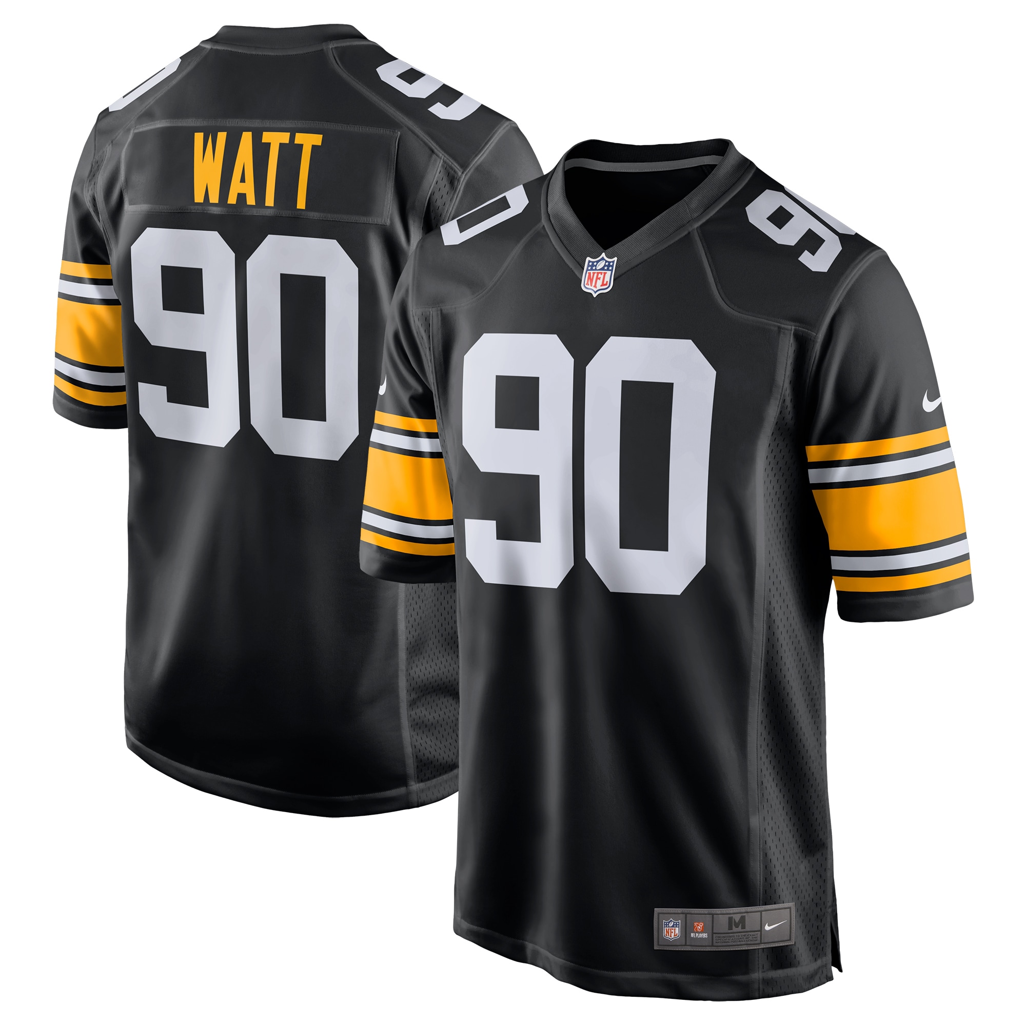T.J. Watt Pittsburgh Steelers Nike Youth Game Jersey - Black - vstockx