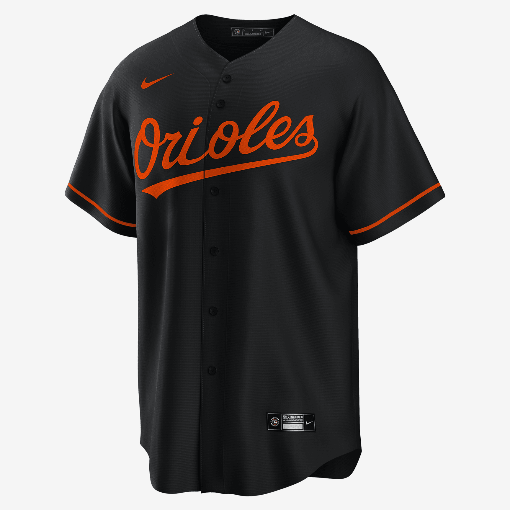MLB Baltimore Orioles Men's Replica Baseball Jersey - Black - vstockx