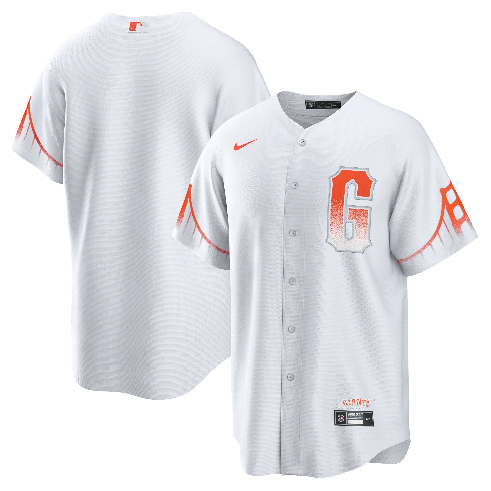 San Francisco Giants Nike City Connect Replica Jersey - White - vstockx