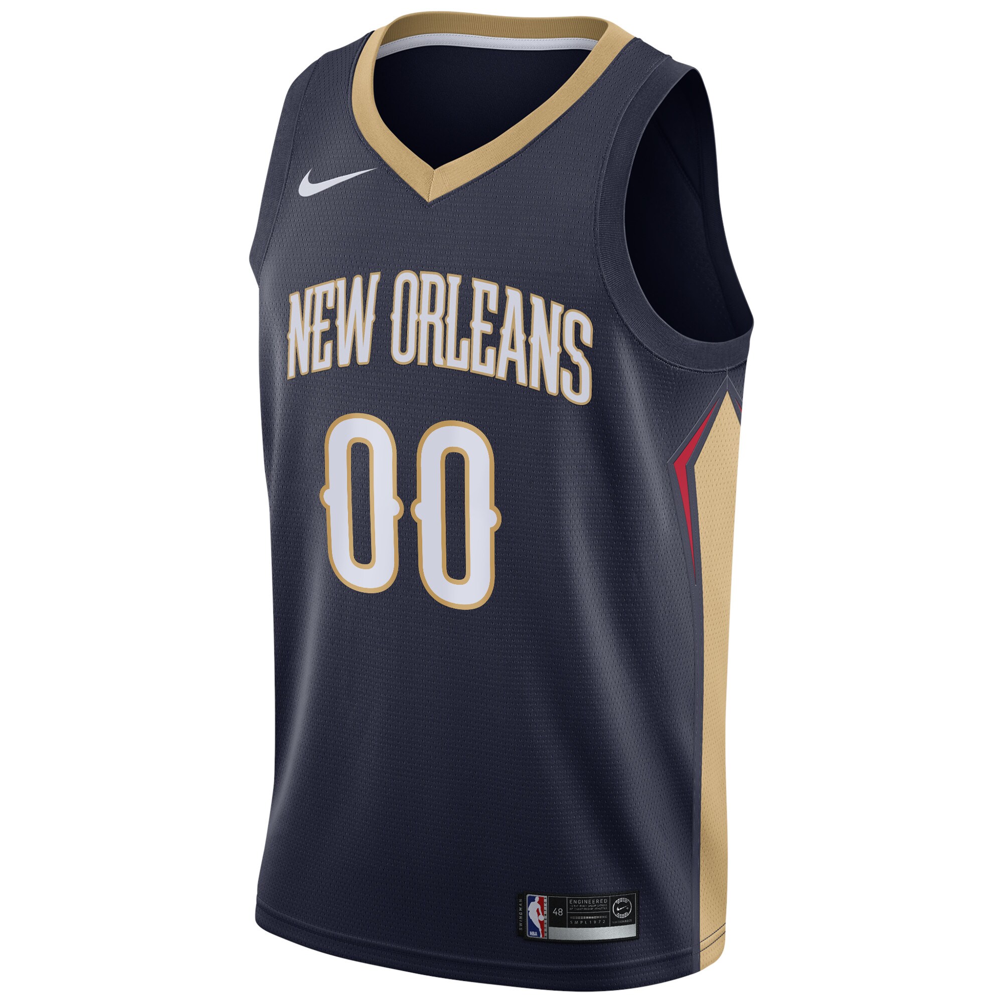 New Orleans Pelicans Nike Swingman Custom Jersey Navy - Icon Edition - vstockx