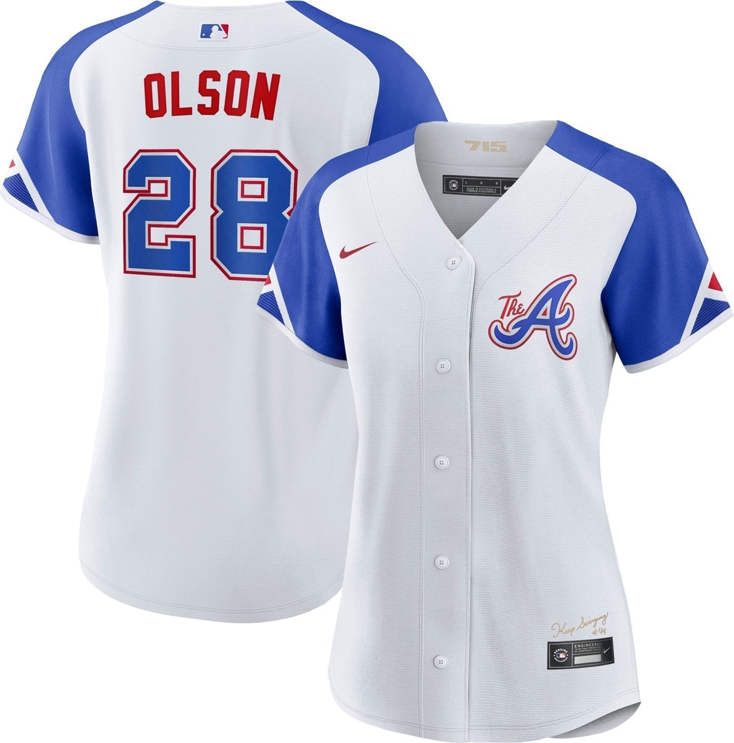 Nike Women's Atlanta Braves Olson City Connect Replica Jersey - vstockx