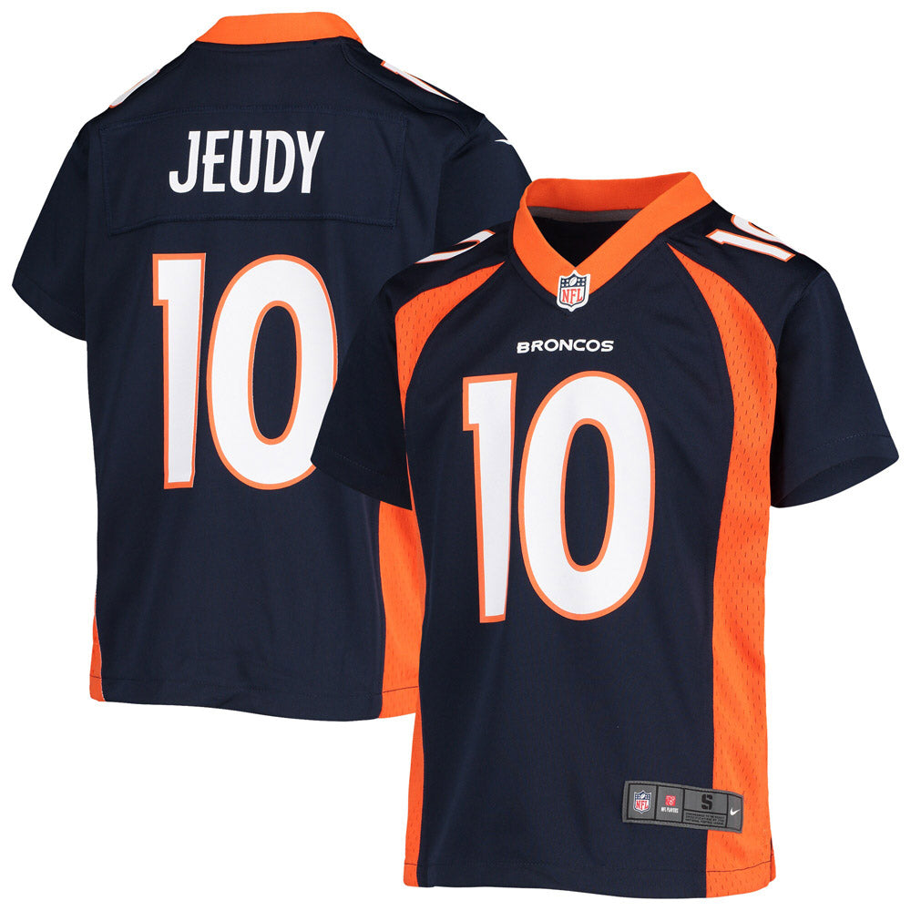 Youth Denver Broncos Jerry Jeudy Game Jersey Navy - vstockx