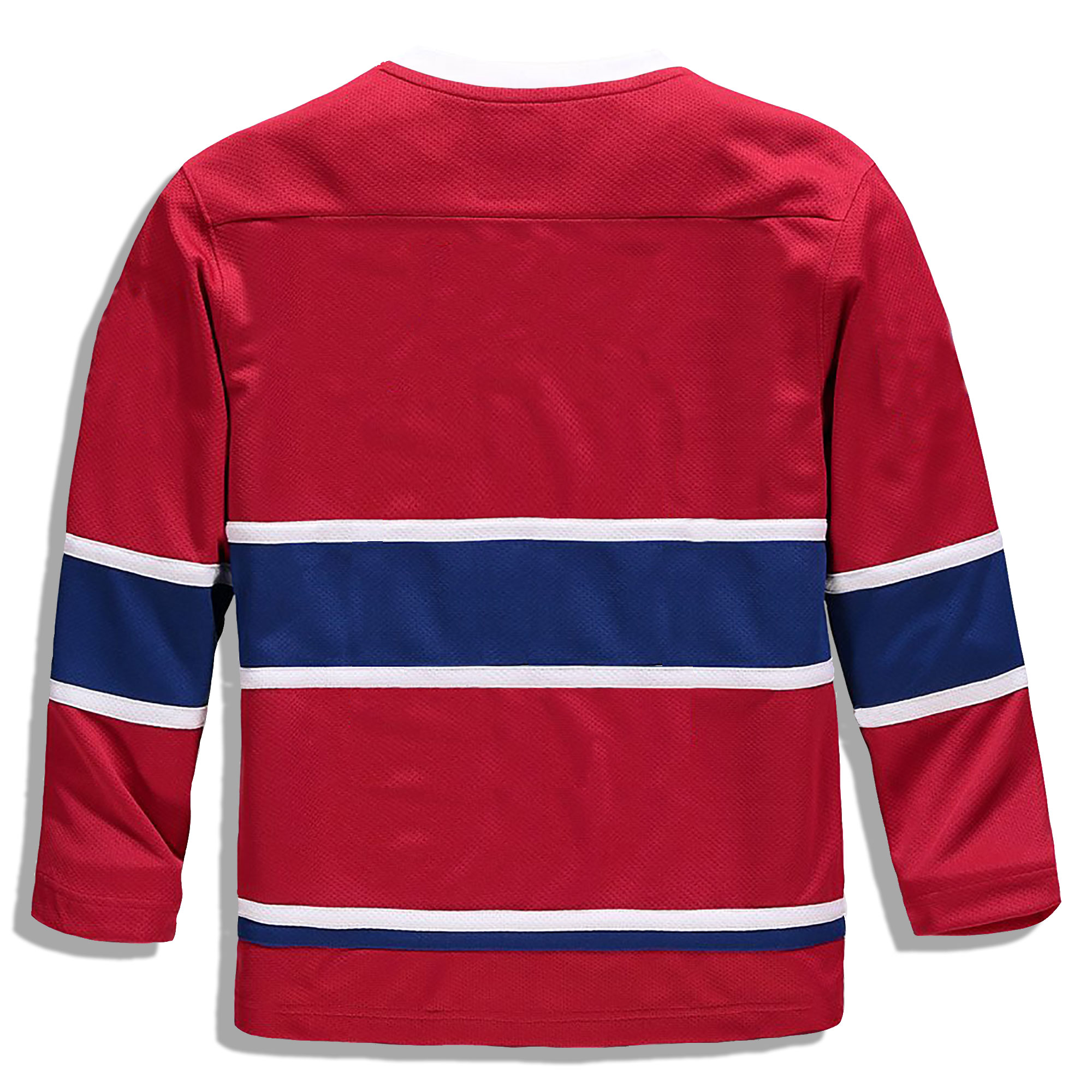 Montreal Canadiens Fanatics Branded Youth Home Replica Blank Jersey - Red - vstockx