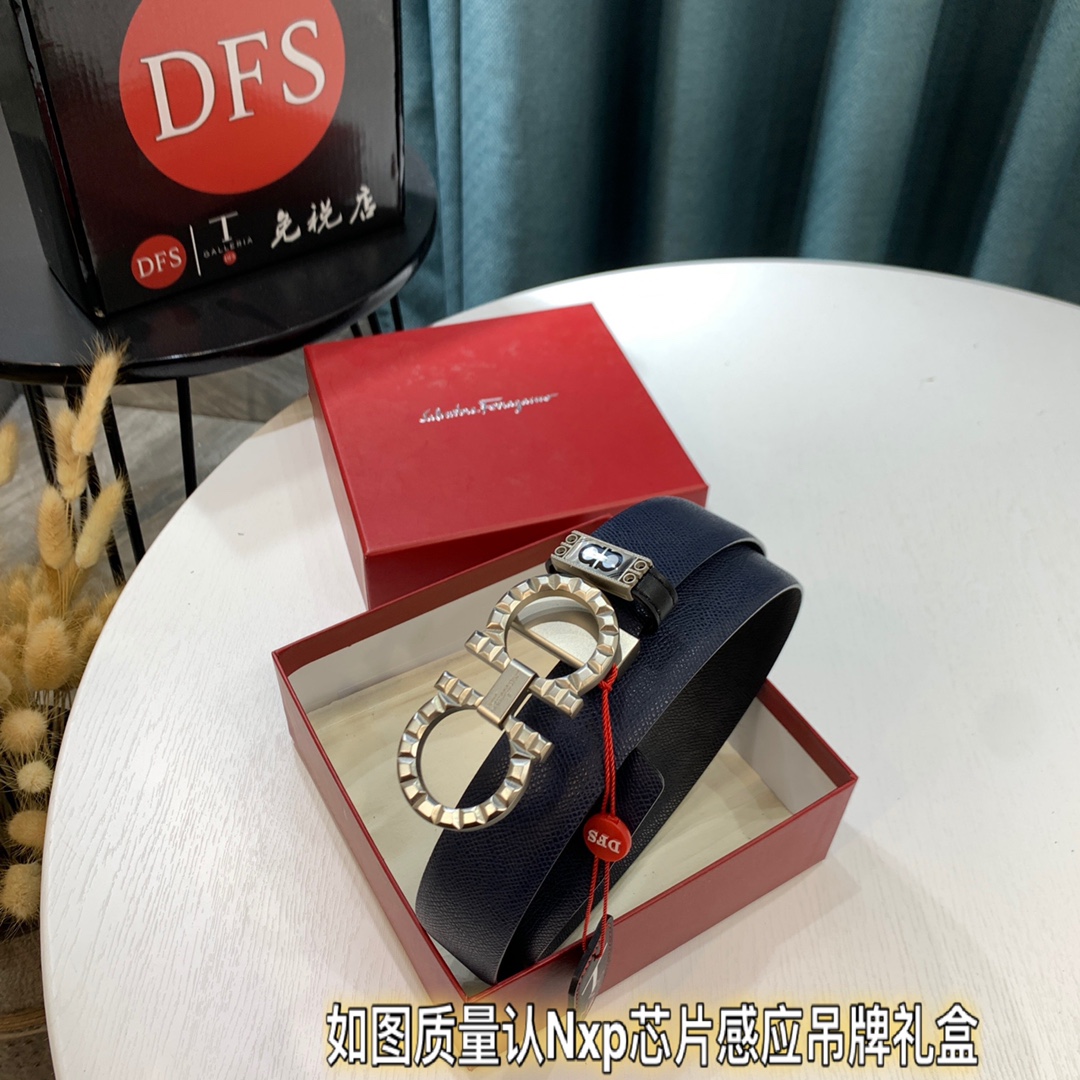 Streetwear Belt Ferragamo 319445 size:3.5cm - vstockx