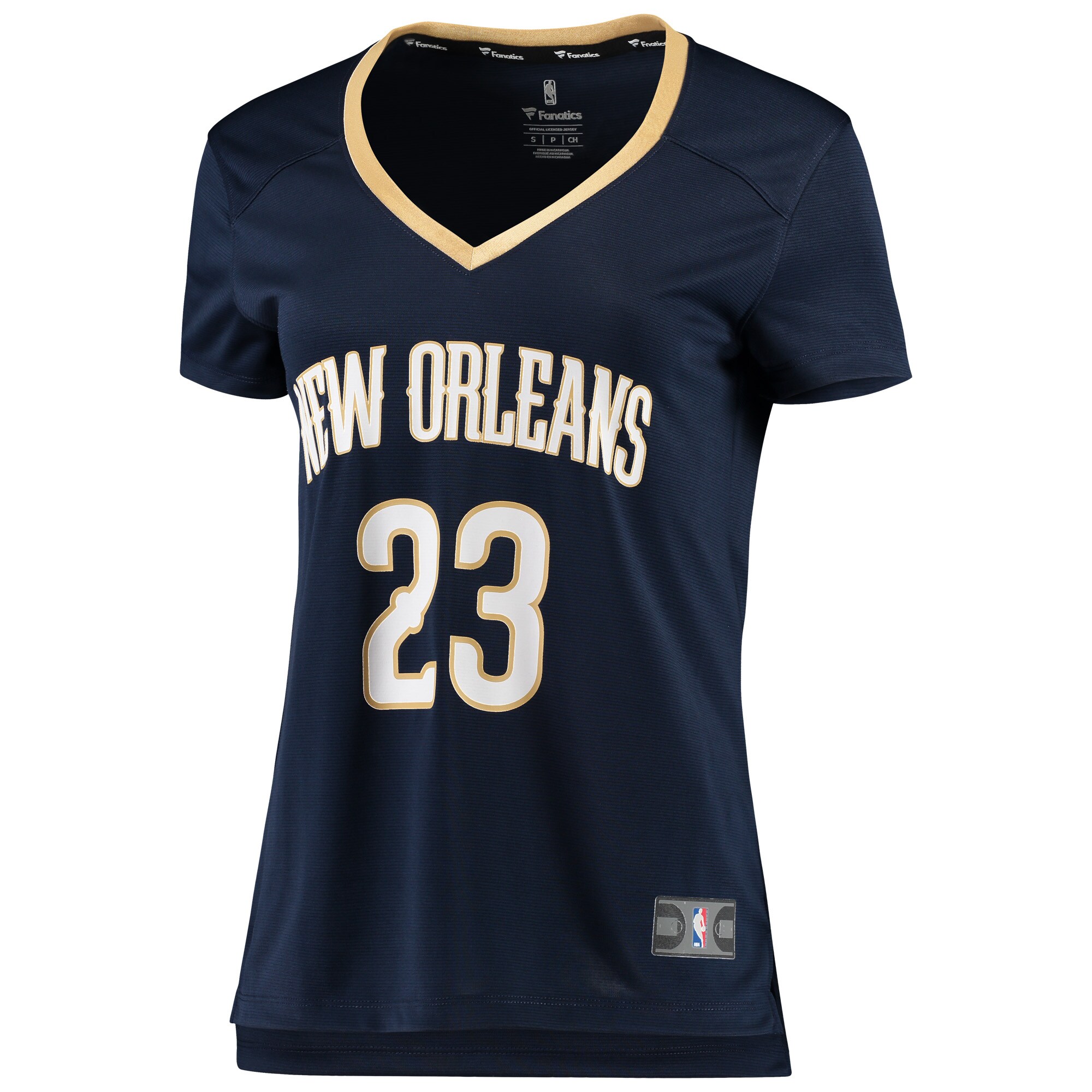 Anthony Davis New Orleans Pelicans Fanatics Branded Women's Fast Break Replica Jersey - Icon Edition - Navy - vstockx