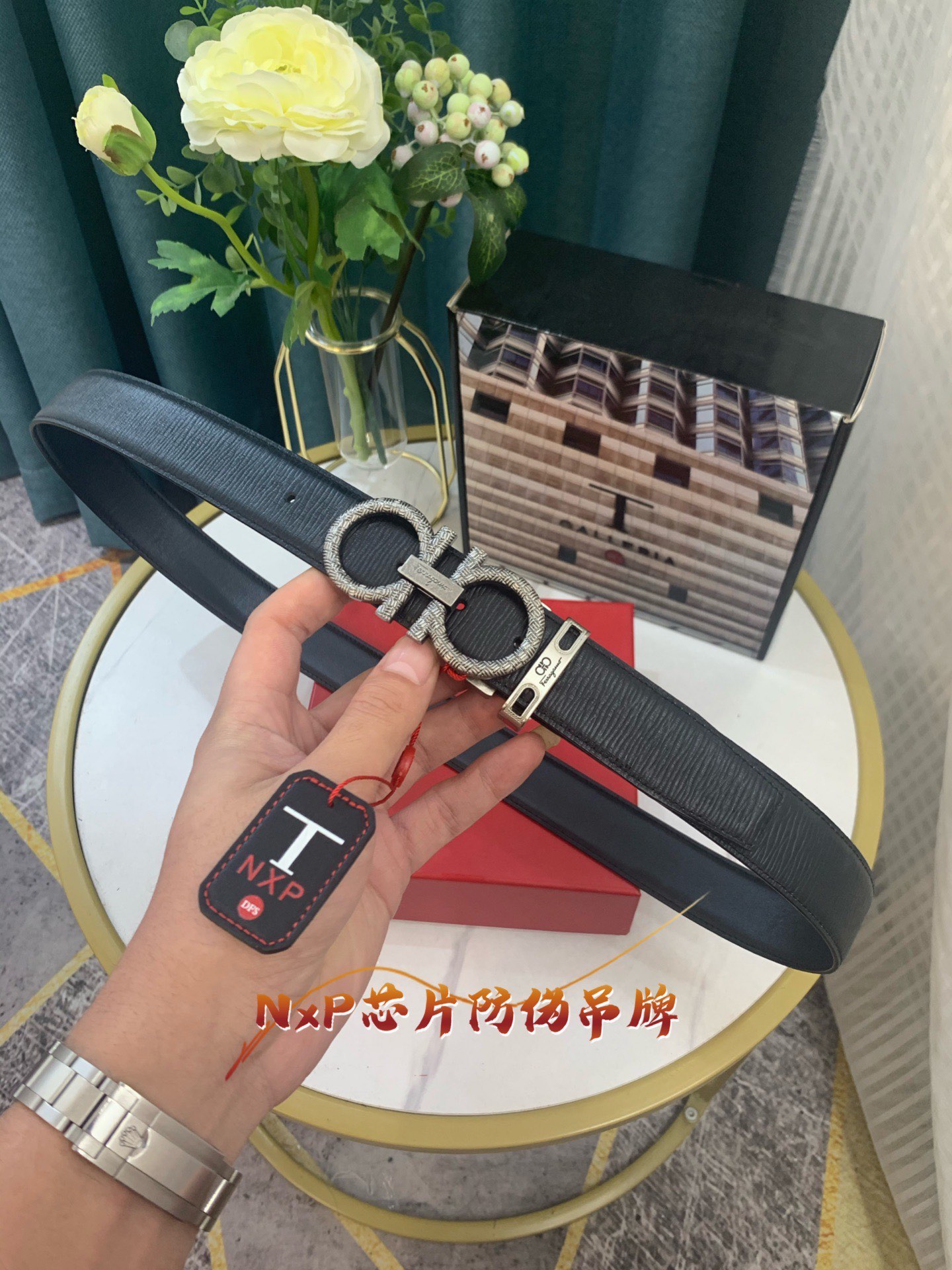 Streetwear Belt Ferragamo 319136 size:3.5cm - vstockx