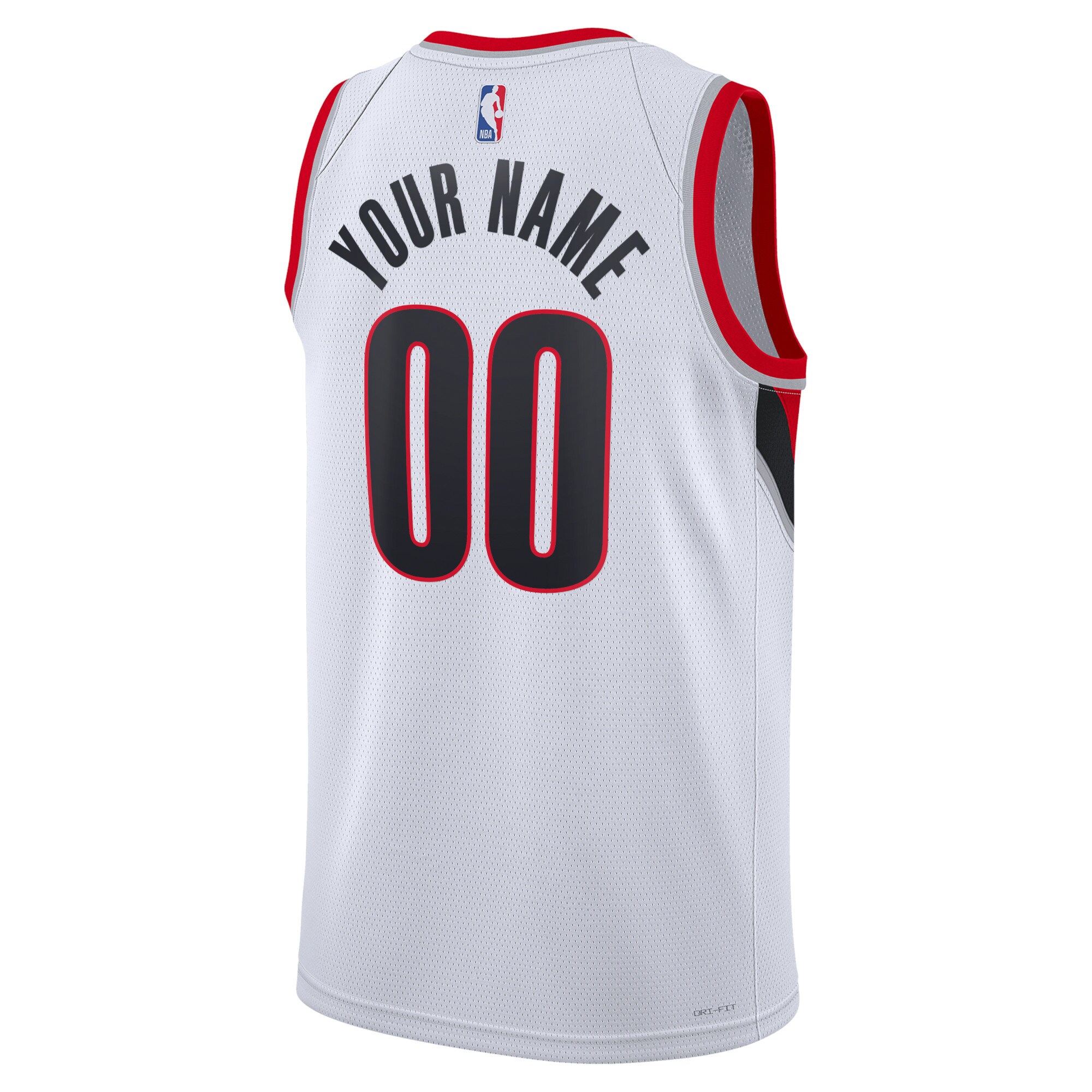 Portland Trail Blazers Nike Unisex Swingman Custom Jersey White - Icon Edition - vstockx