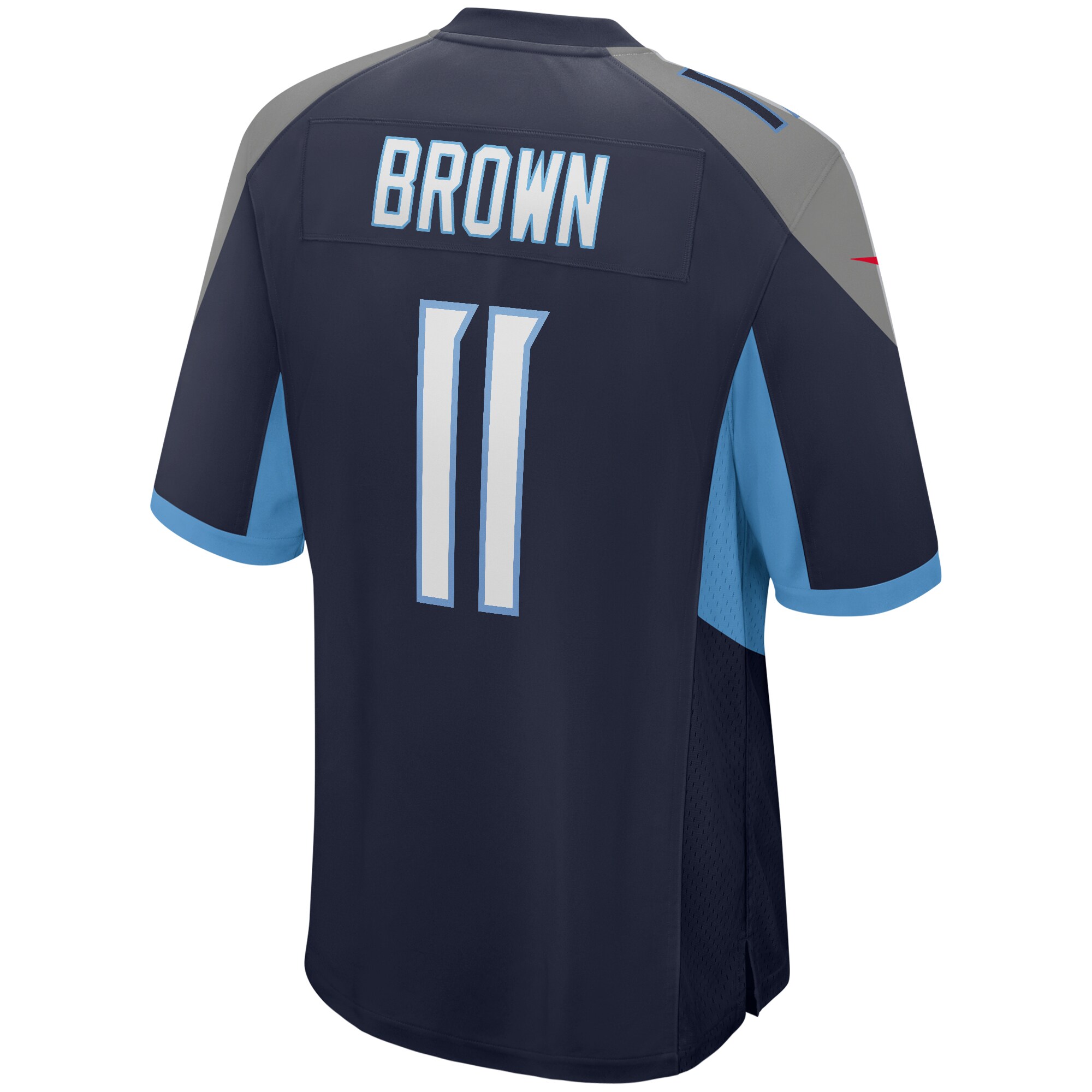 AJ Brown Tennessee Titans Nike Game Jersey - Navy - vstockx