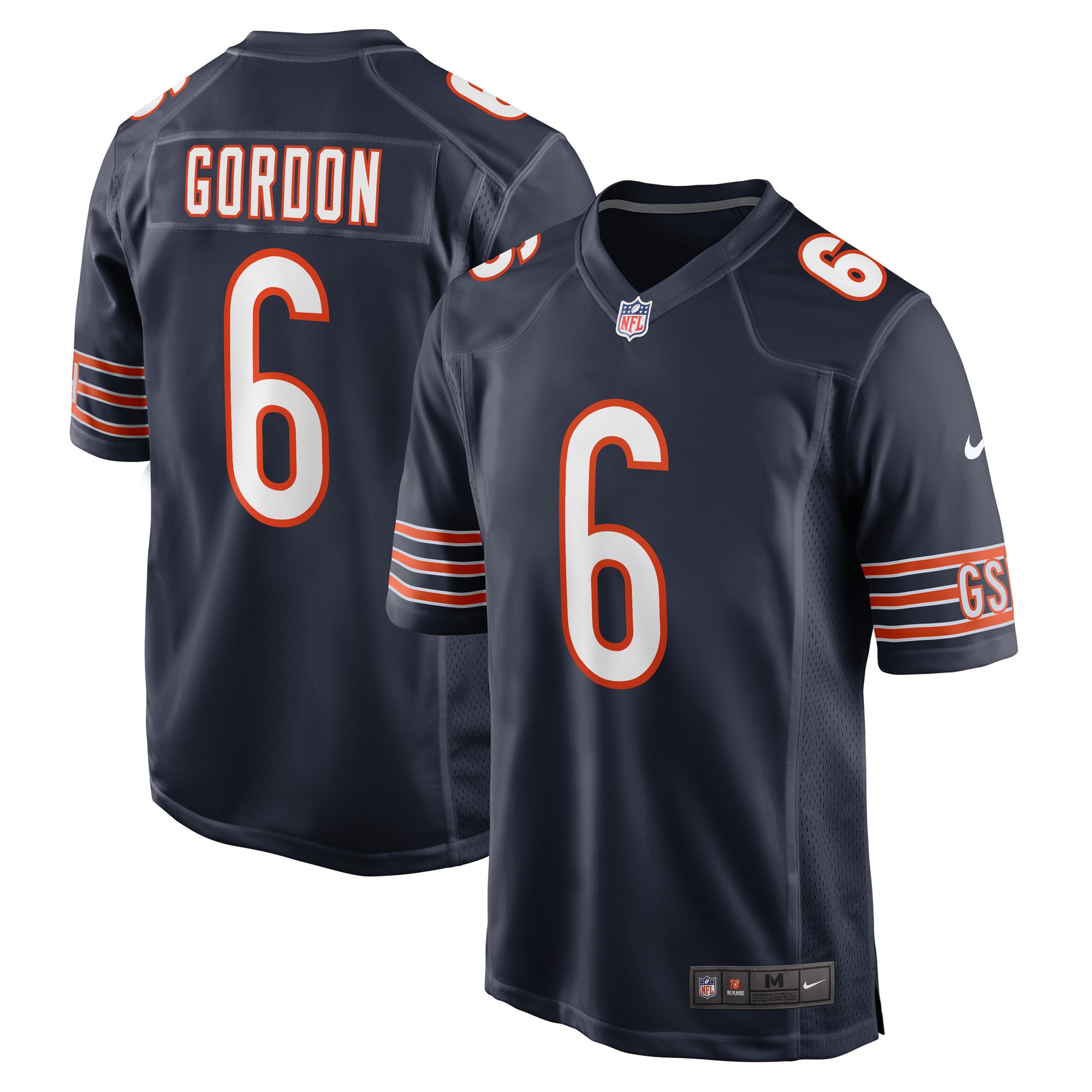 Kyler Gordon Chicago Bears Nike Game Player Jersey - Navy - vstockx