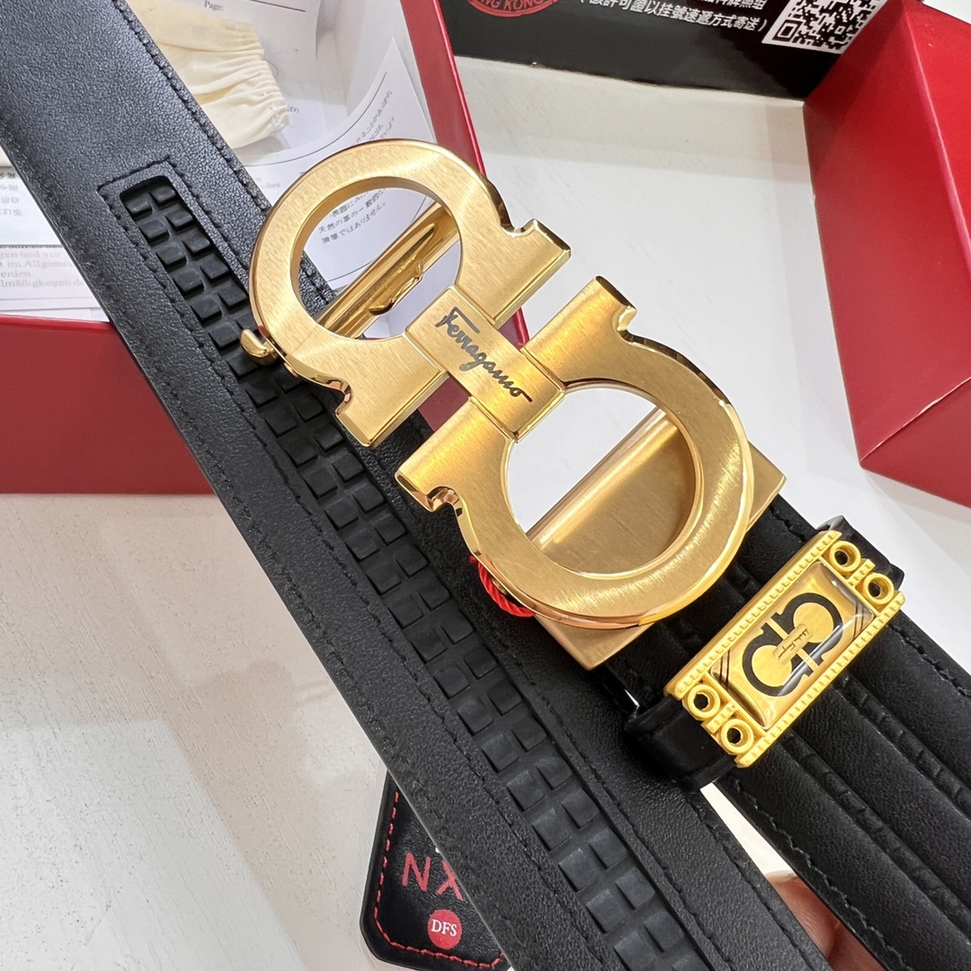 Streetwear Belt Ferragamo 320205 size:3.5cm - vstockx