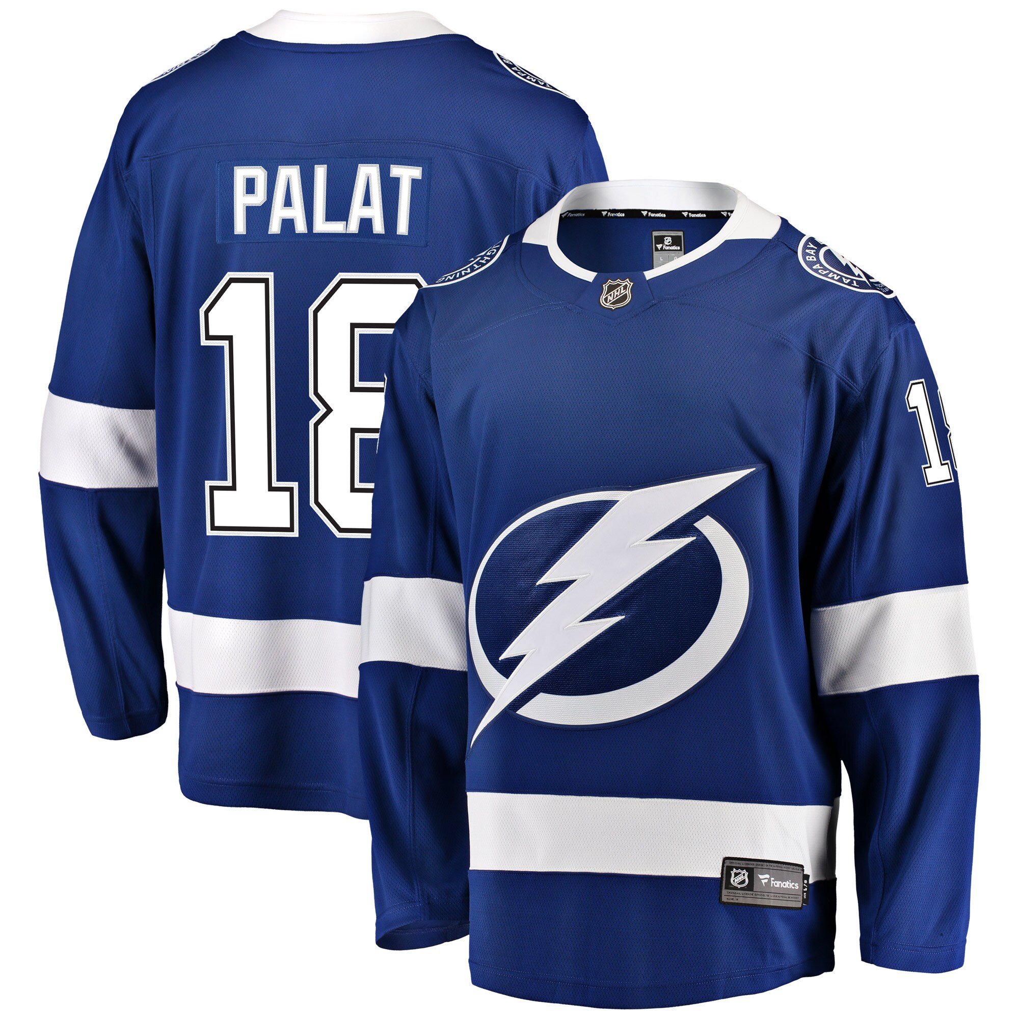 Ondrej Palat Tampa Bay Lightning Fanatics Branded Home Breakaway Player Jersey - Blue - vstockx