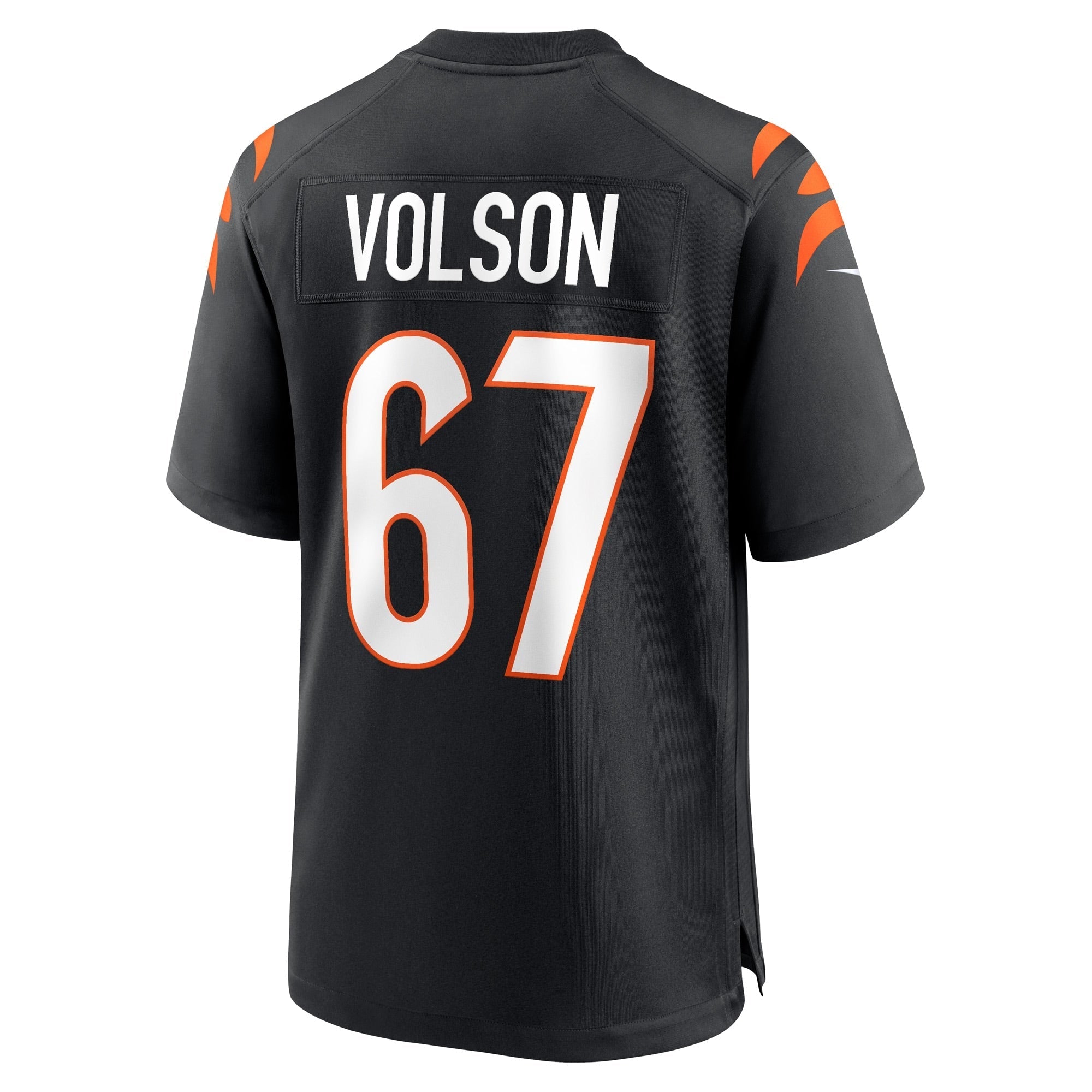 Men's Nike Cordell Volson Black Cincinnati Bengals Game Player Jersey - vstockx
