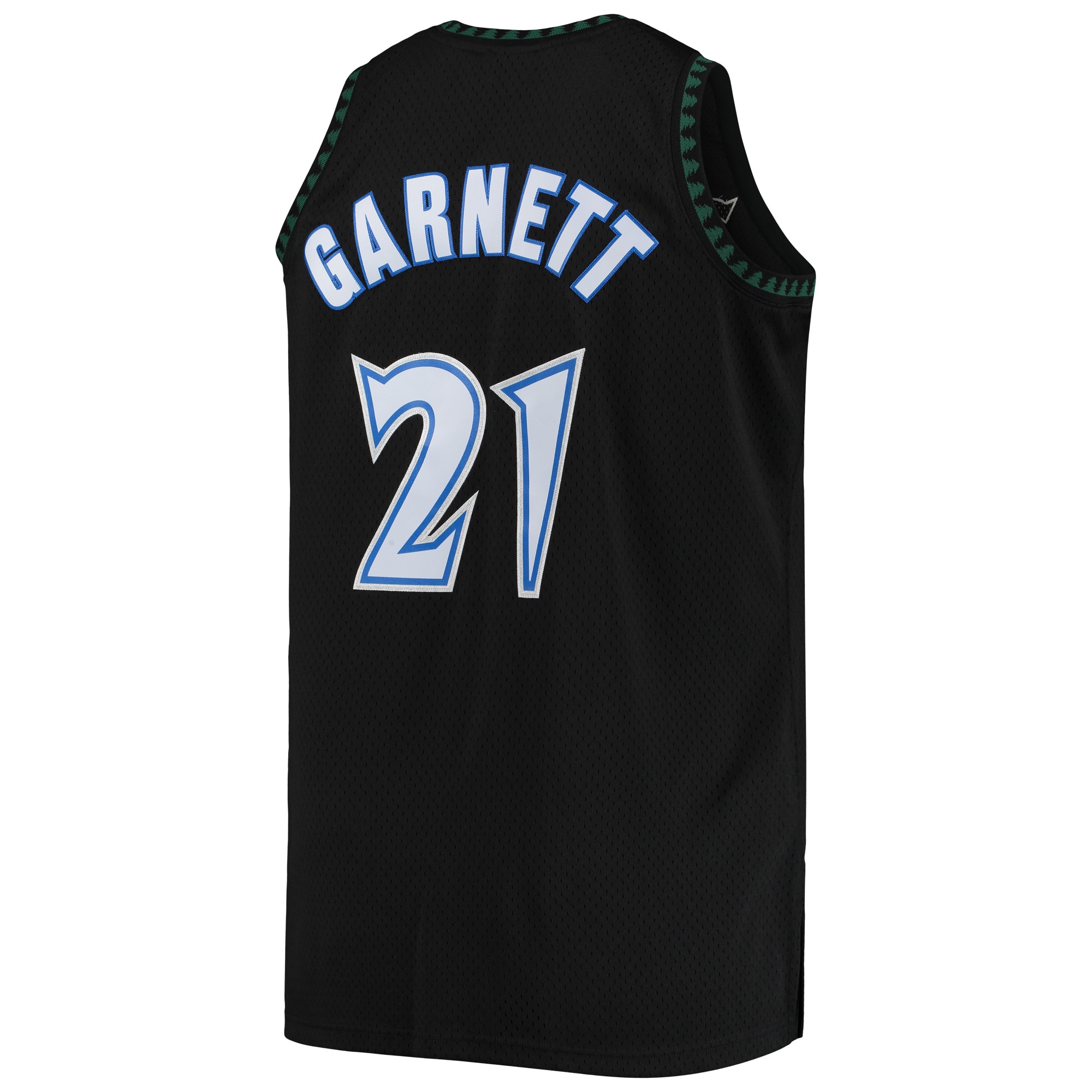 Kevin Garnett Minnesota Timberwolves Mitchell & Ness Big & Tall Hardwood Classics Jersey - Black - vstockx