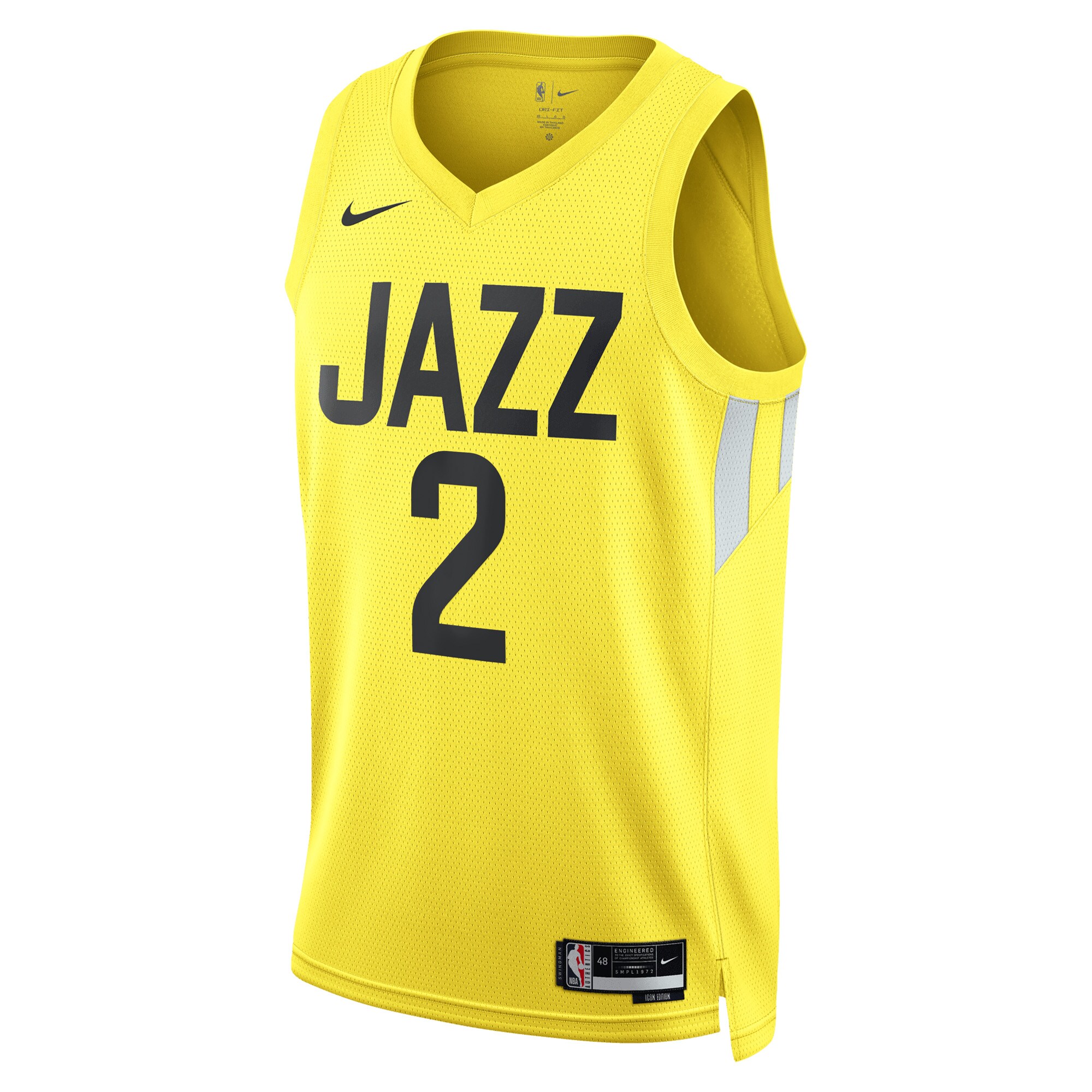 Collin Sexton Utah Jazz Nike Unisex Swingman Jersey - Icon Edition - Gold - vstockx
