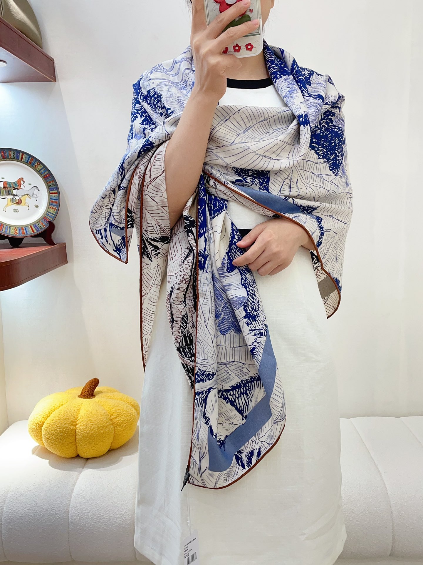 Streetwear Scarf CHANEL 328797 SIZE:140*140cm - vstockx