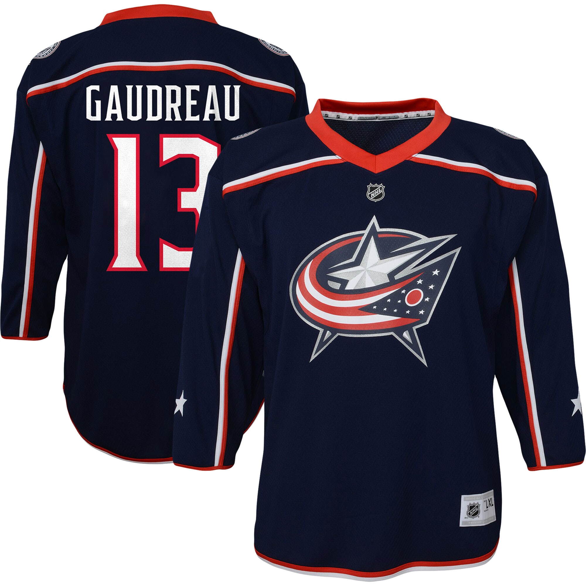 Johnny Gaudreau Columbus Blue Jackets Preschool Replica Player Jersey - Navy - vstockx