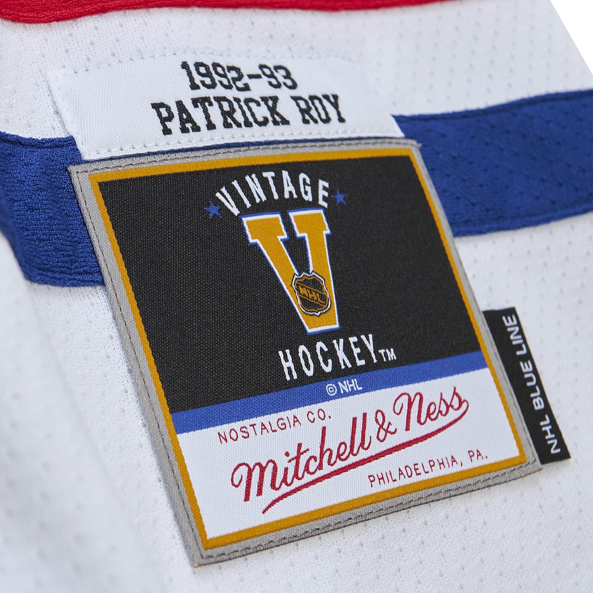 Blue Line Patrick Roy Montreal Canadiens 1992 Jersey - vstockx