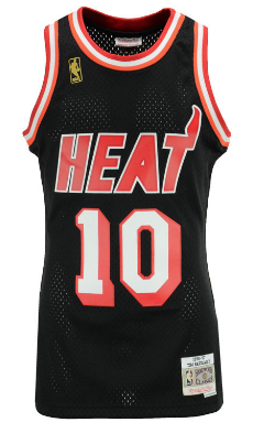 Miami Heat Tim Hardaway Mitchell & Ness NBA Mens Hardwood Classic Swingman Jersey - vstockx