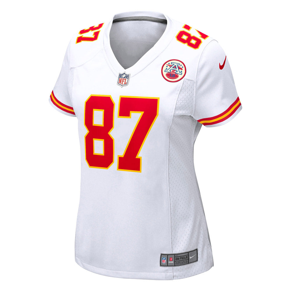 Women's Kansas City Chiefs Travis Kelce Game Jersey White - vstockx