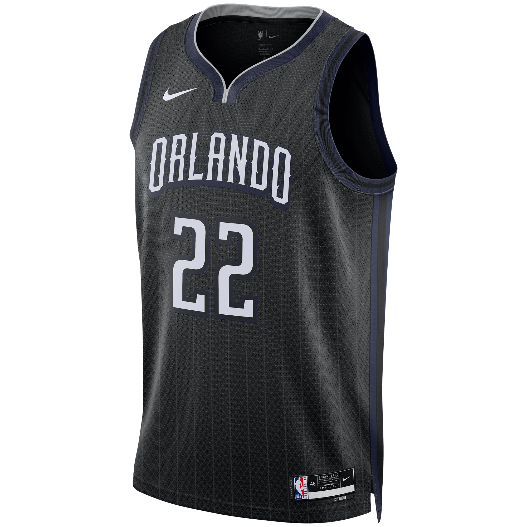 Franz Wagner Orlando Magic Nike Unisex 2022/23 Swingman Jersey - City Edition - Black - vstockx