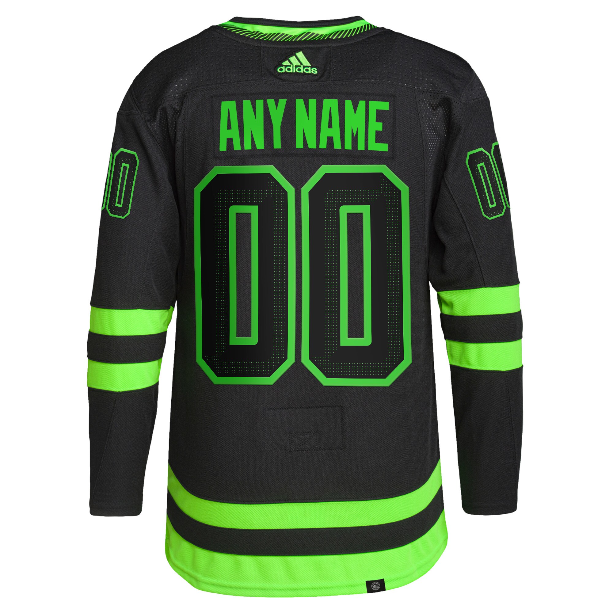 Dallas Stars adidas Alternate Primegreen Authentic Pro Custom Jersey - Black - vstockx