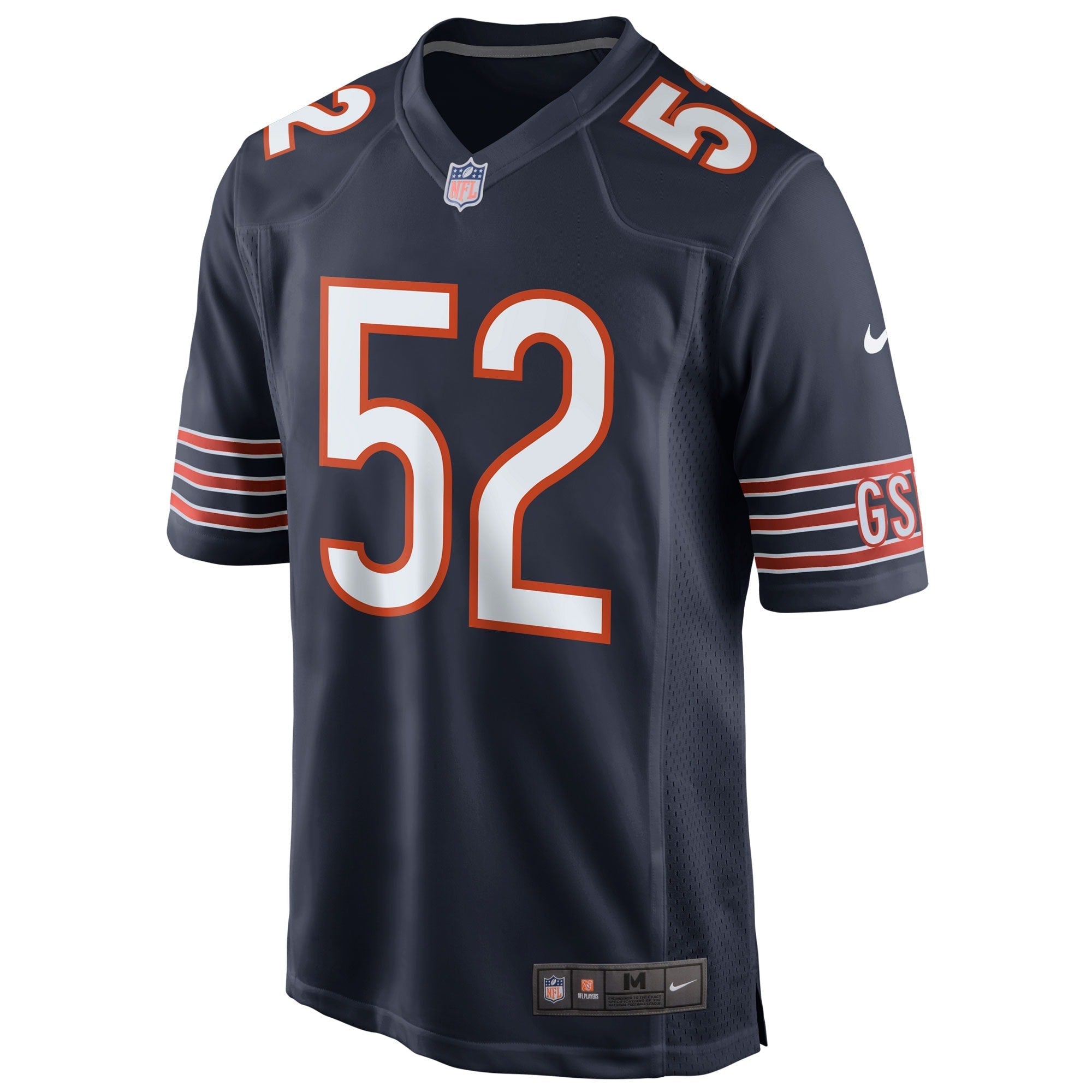 Men's Nike Khalil Mack Navy Chicago Bears Game Player Jersey - vstockx