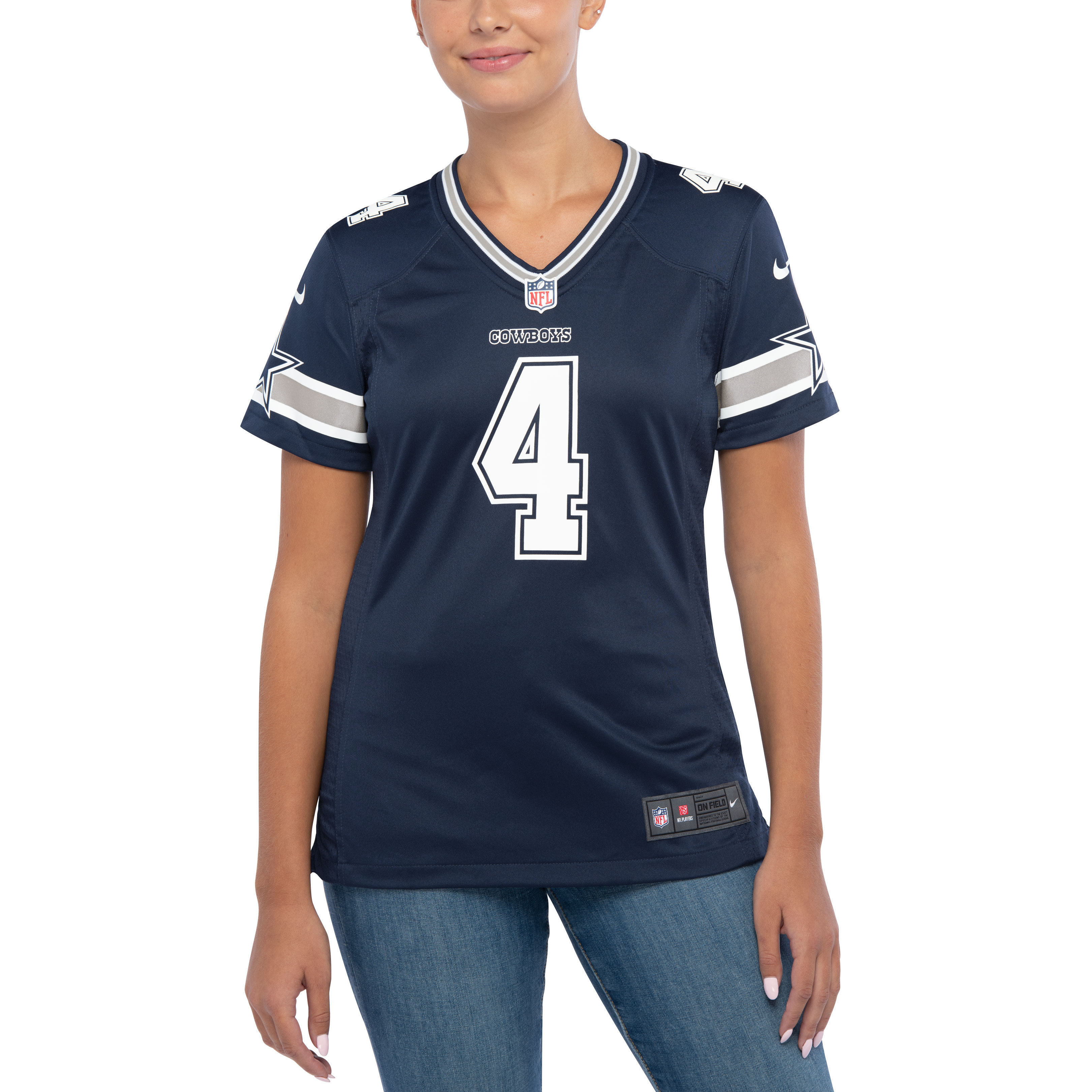 Dak Prescott Dallas Cowboys Nike Women's Game Team Jersey - Navy - vstockx