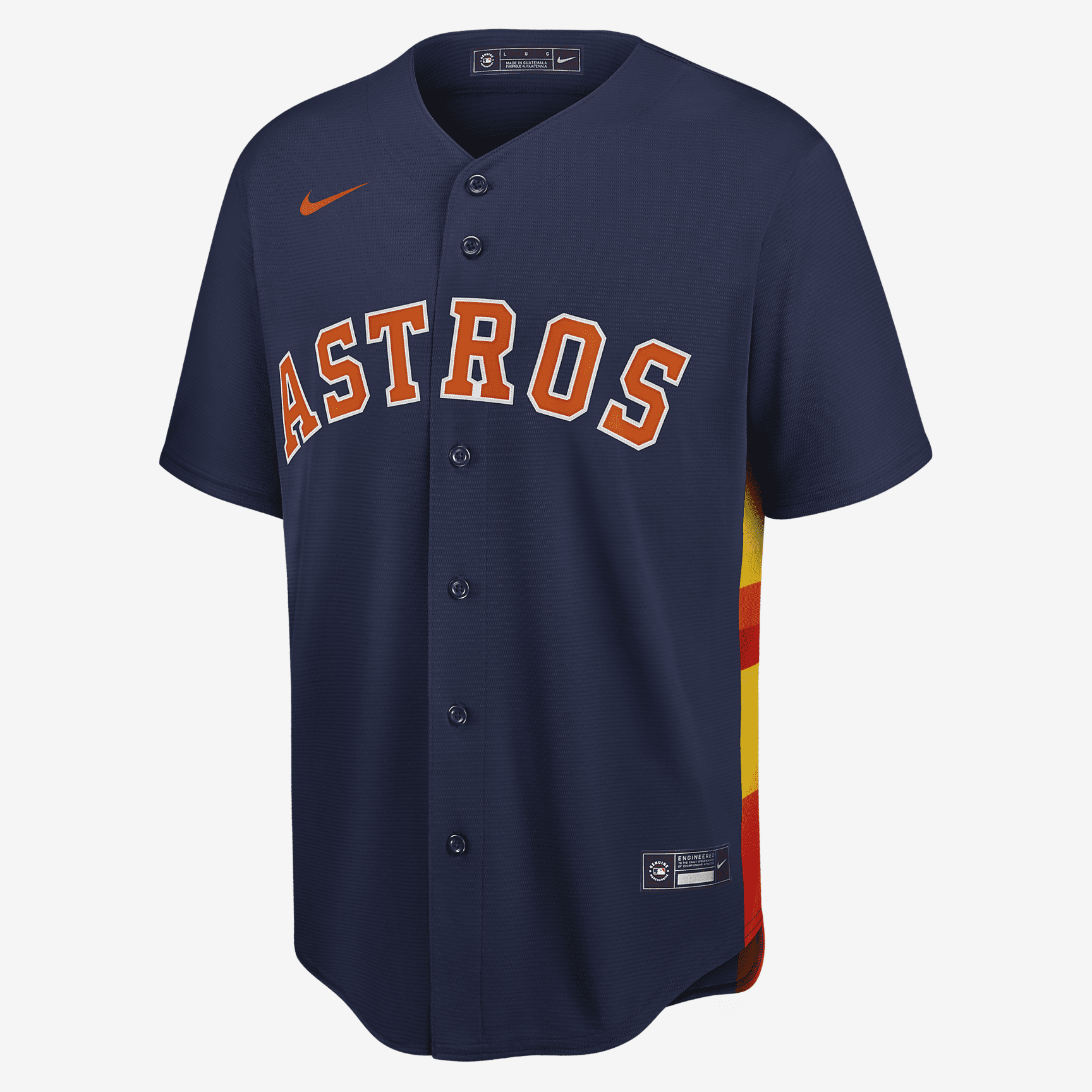 MLB Houston Astros Men's Replica Baseball Jersey - Navy - vstockx