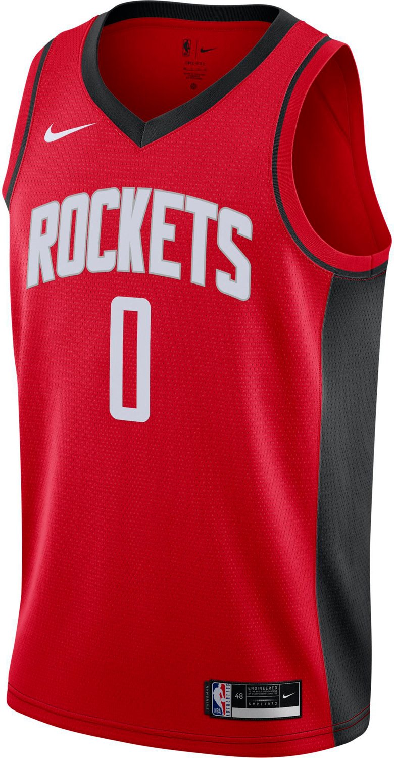 Nike Men's Houston Rockets Green Swingman Icon Jersey - vstockx