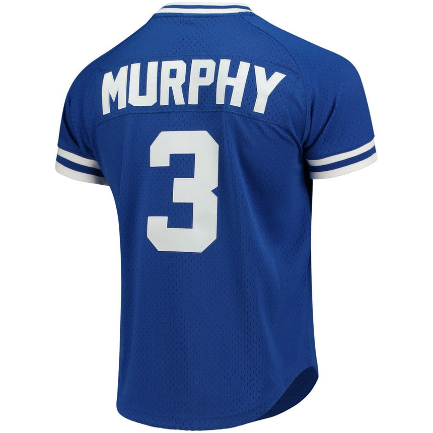 Men's Atlanta Braves Dale Murphy 1981 Mitchell & Ness Royal Cooperstown Mesh Batting Practice Jersey - vstockx