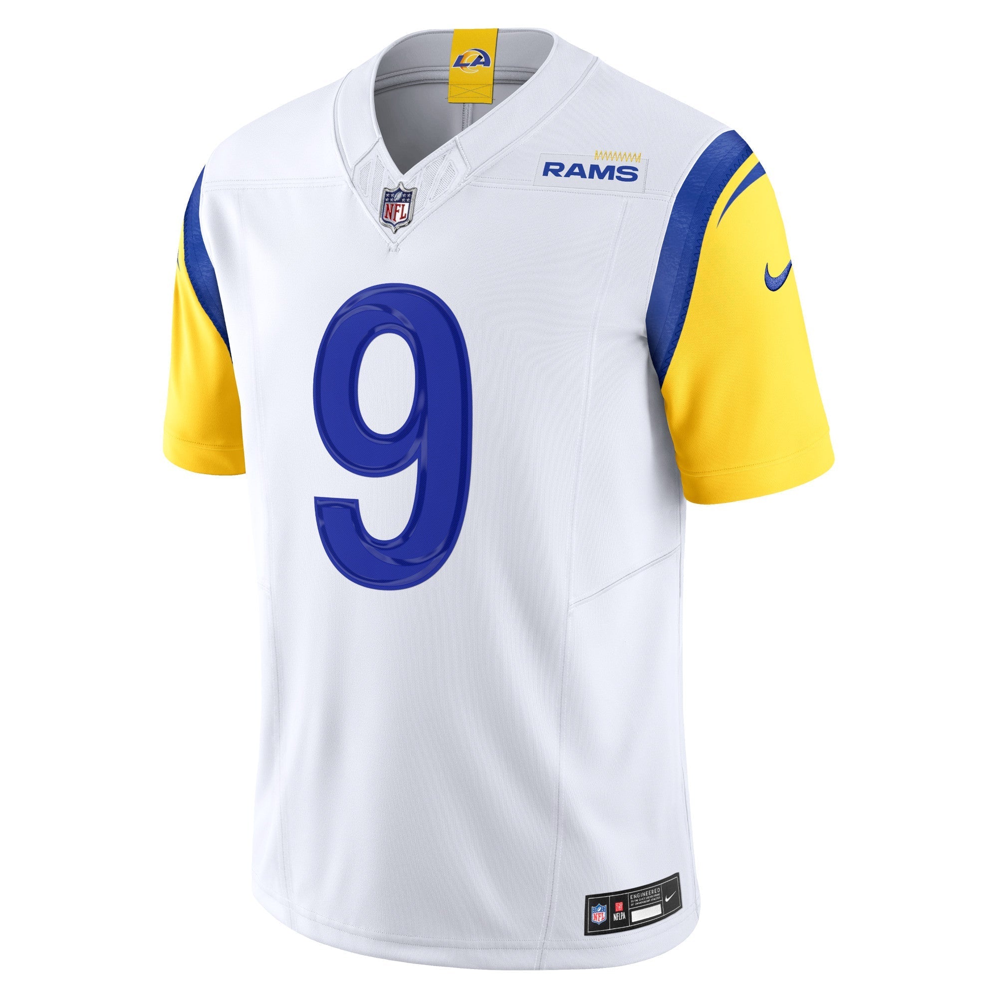 Men's Nike Matthew Stafford White Los Angeles Rams Vapor F.U.S.E. Limited Jersey - vstockx