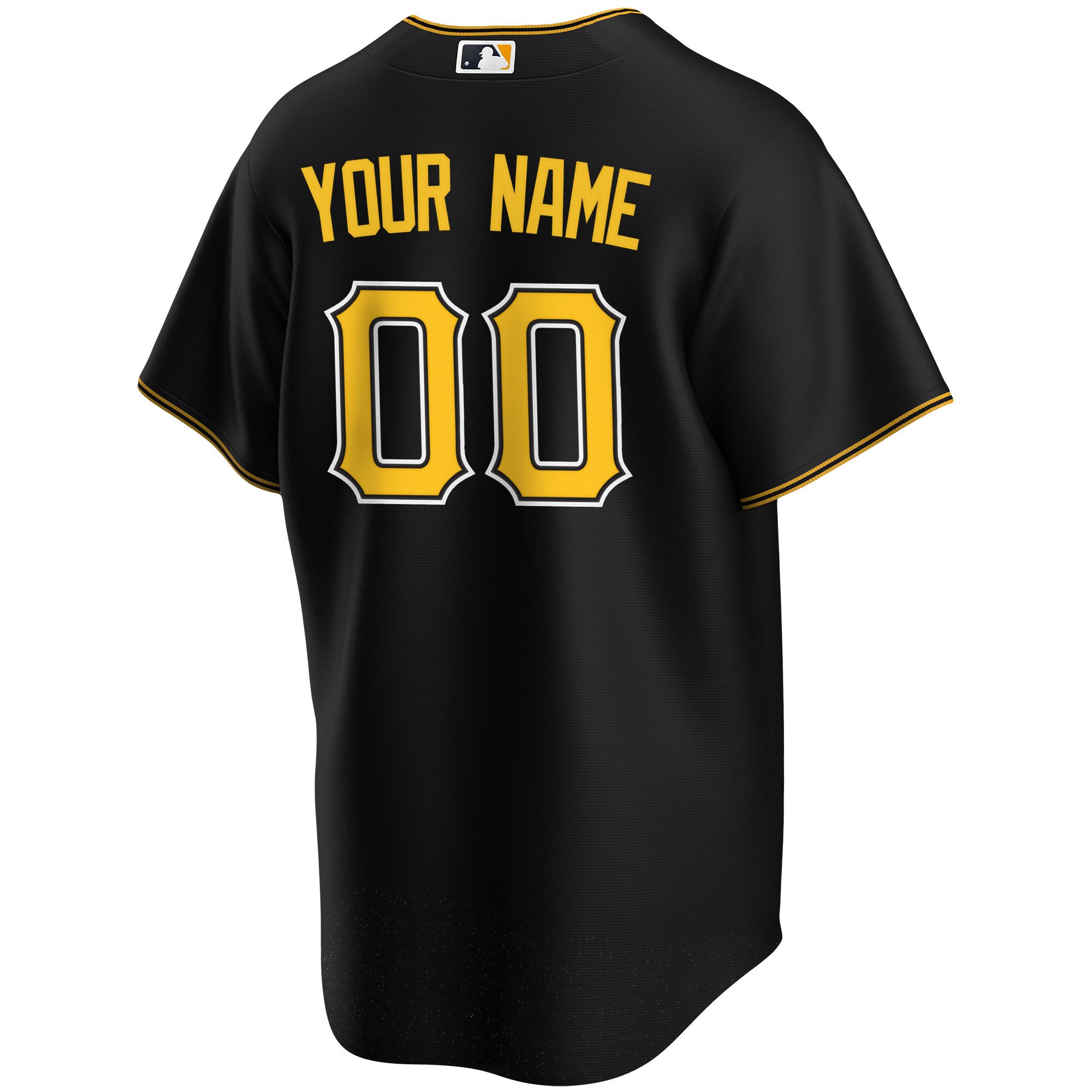 Pittsburgh Pirates Nike Alternate Replica Custom Jersey - Black - vstockx